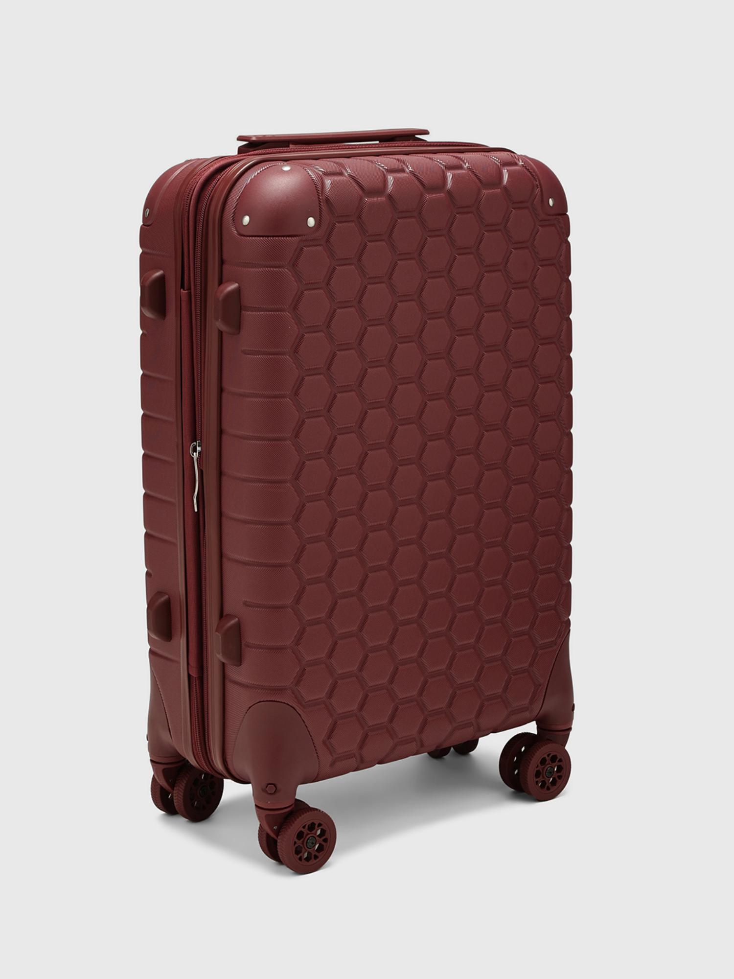 Gotech Unisex Hard Shell Trolley Bag - Maroon