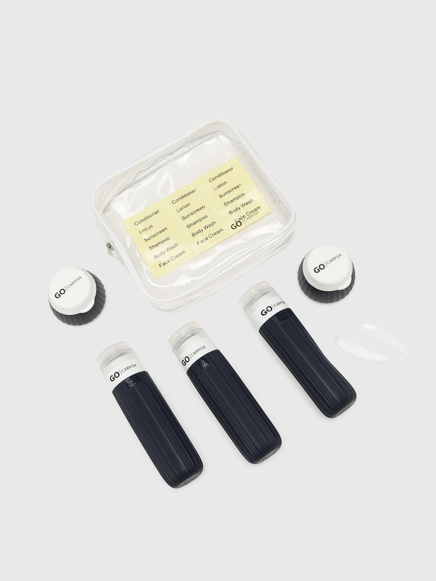 Bottle Kit Unisex Travel Pouch - Transparent (M)