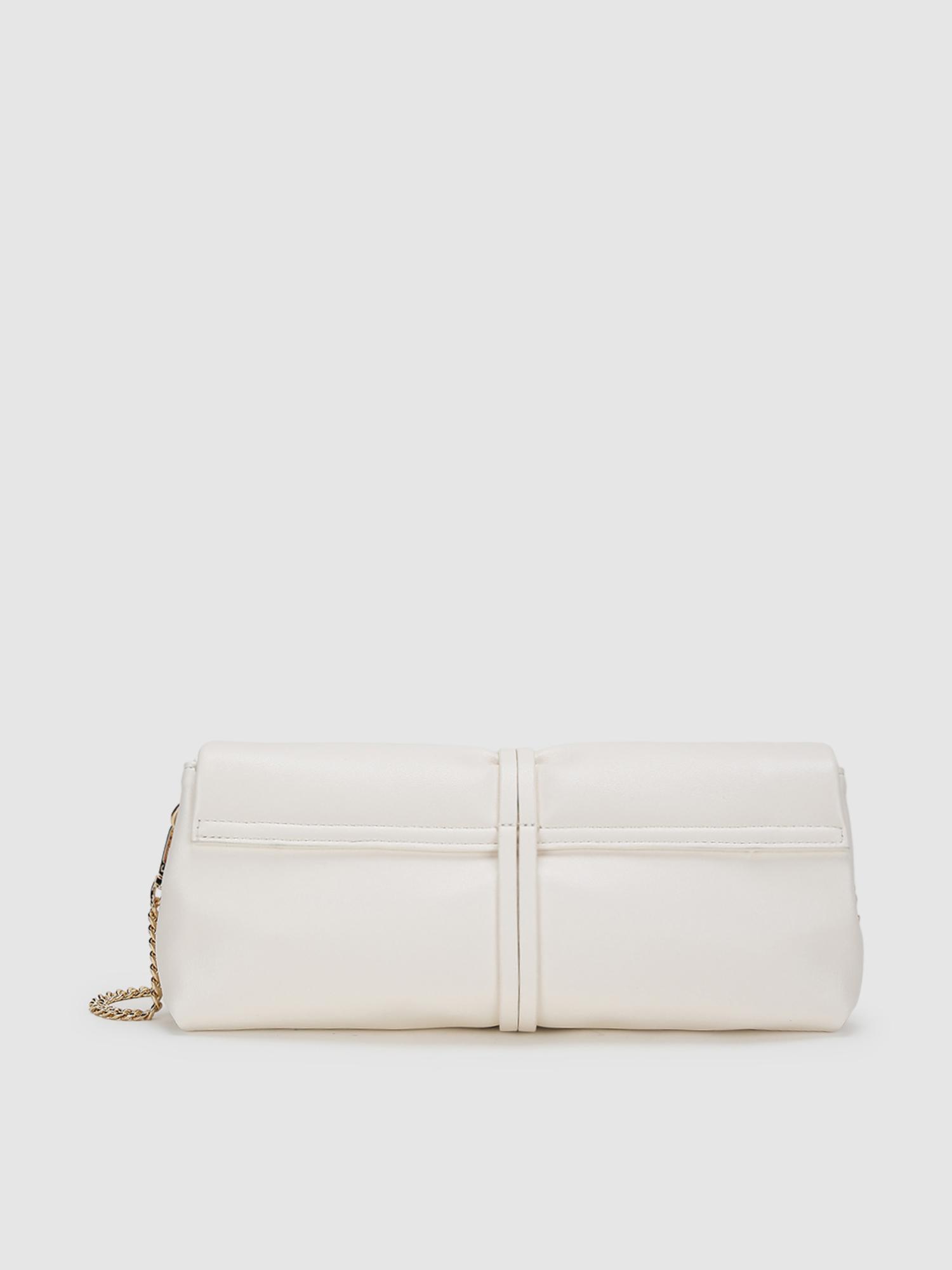 Cindy Women Crossbody Sling Bag With Detachable Strap - Off White (S)