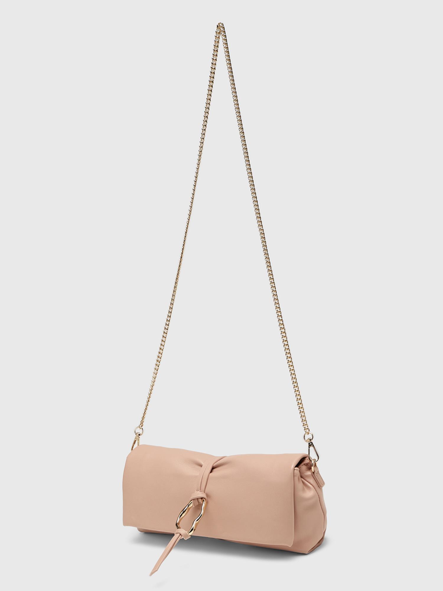 Cindy Women Crossbody Sling Bag With Detachable Strap - Pink (S)