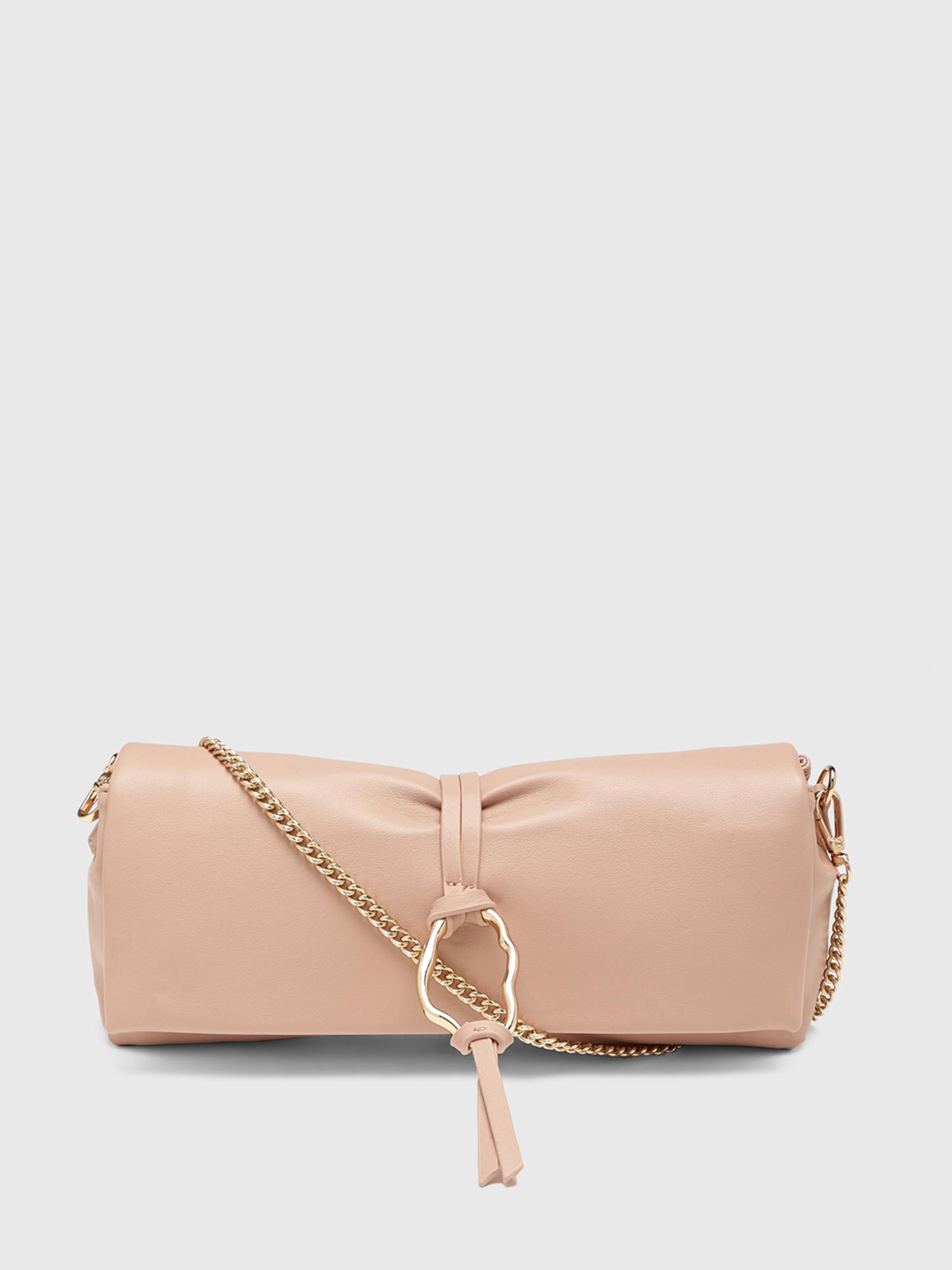 Cindy Women Crossbody Sling Bag With Detachable Strap - Pink (S)