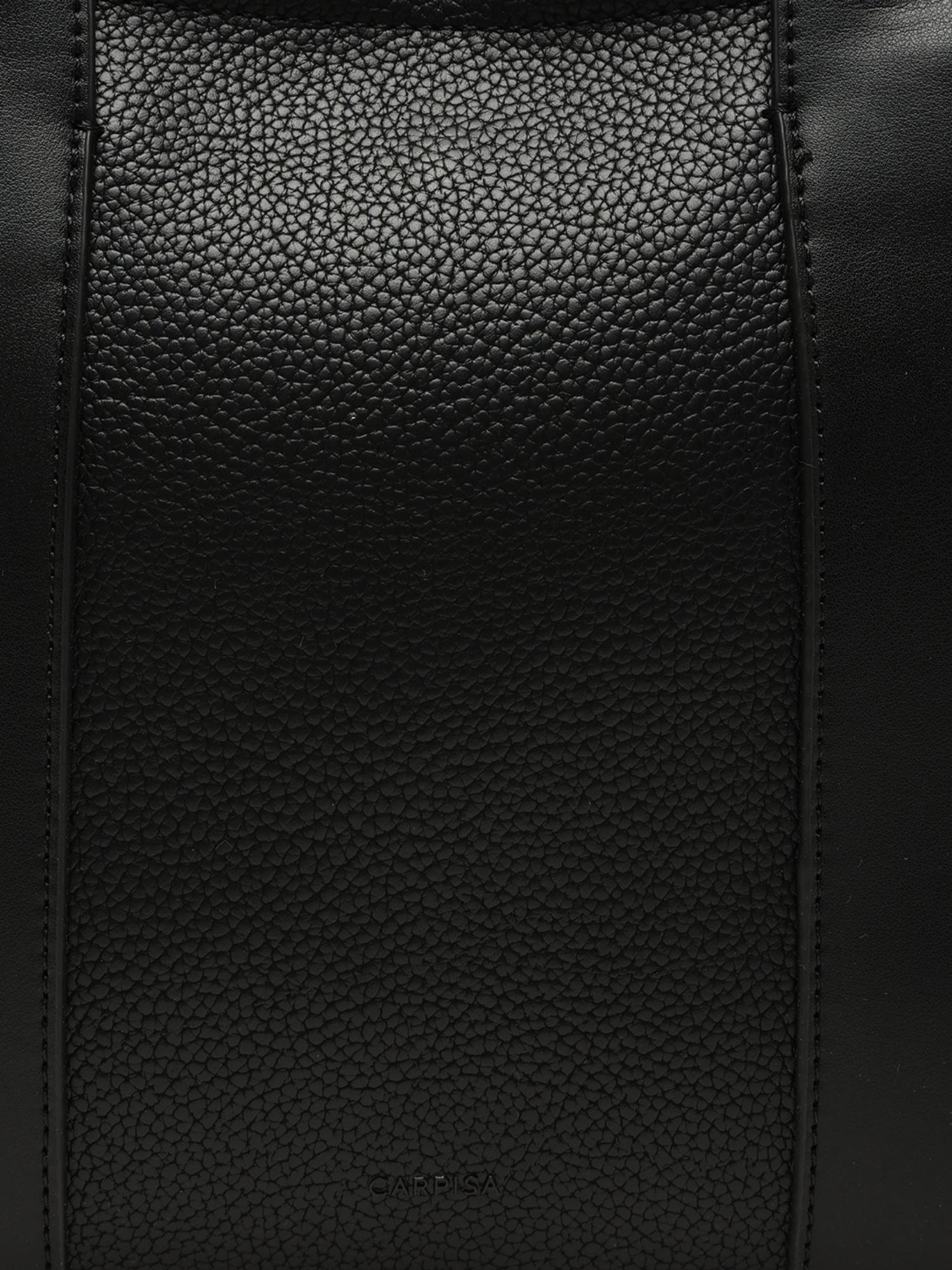 Edvige Women Satchel Bag With Detachable Strap - Black (M)