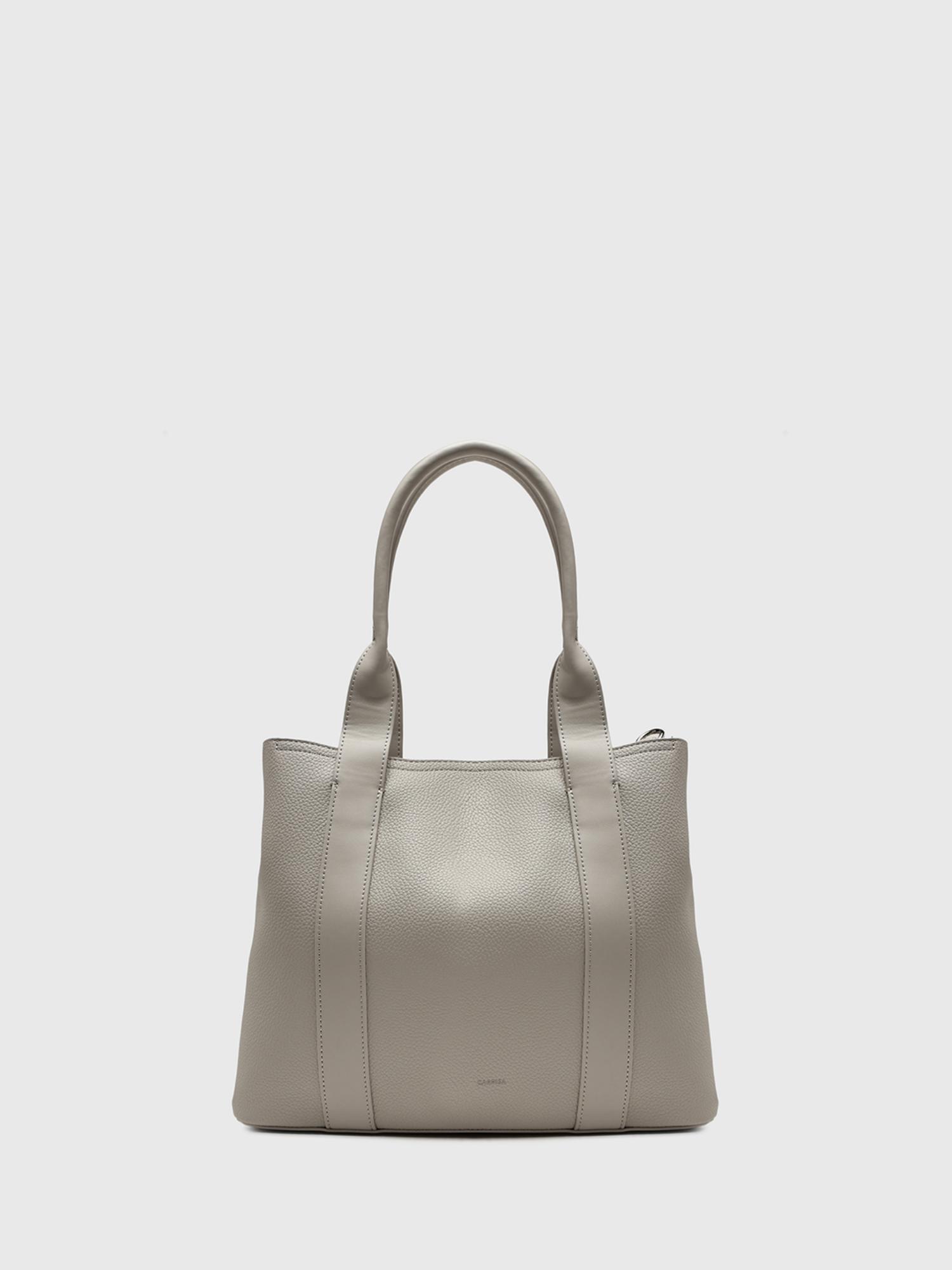 Edvige Women Tote Bag With Detachable Strap - Off White (L)
