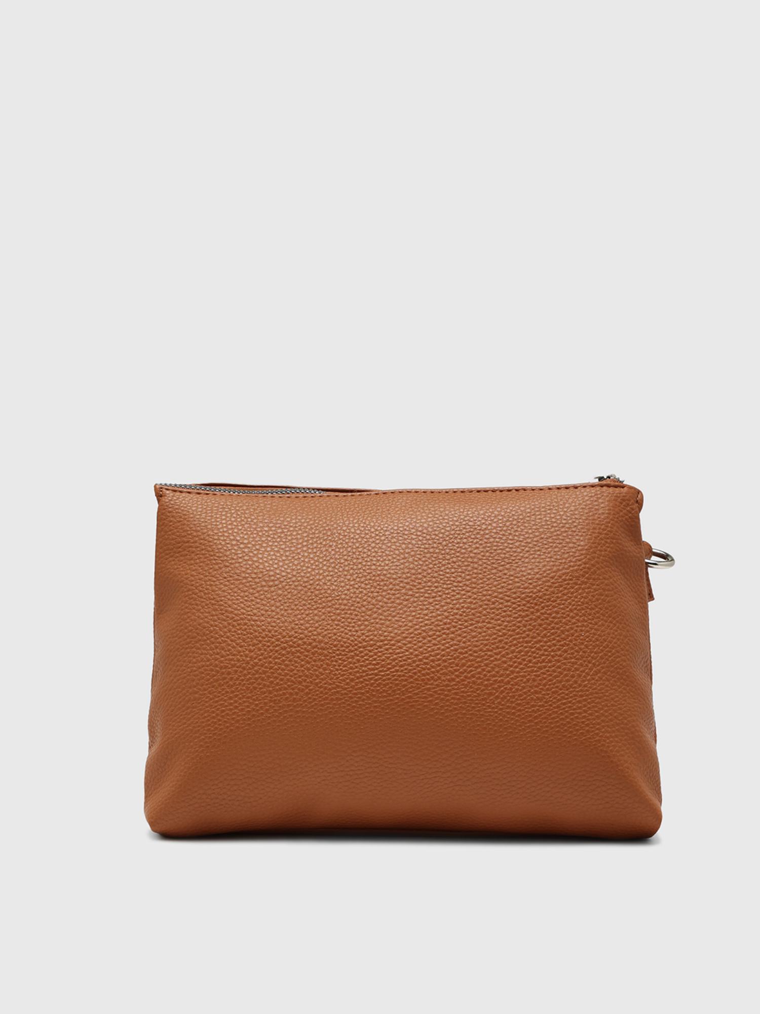 Yukon Women Crossbody Sling Bag With Detachable Strap - Tan (S)