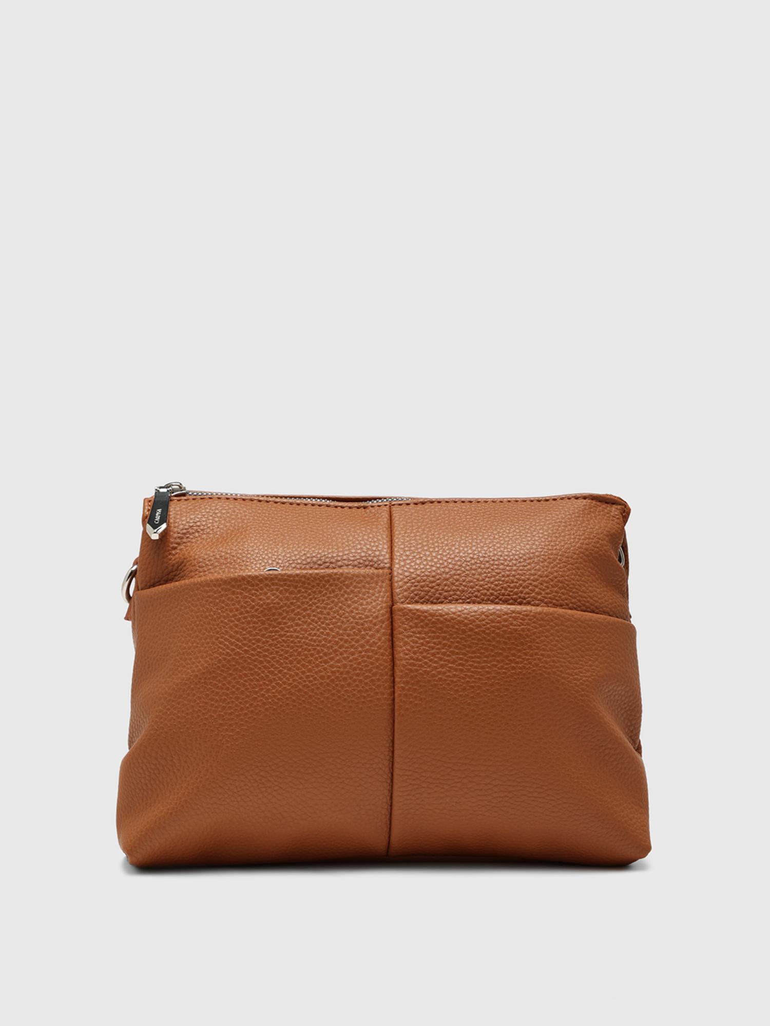 Yukon Women Crossbody Sling Bag With Detachable Strap - Tan (S)