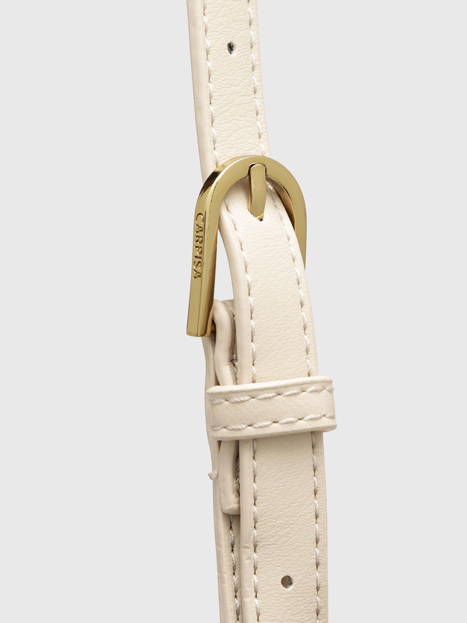 Augusta Women Tote Bag With Detachable Strap - Cream (L)