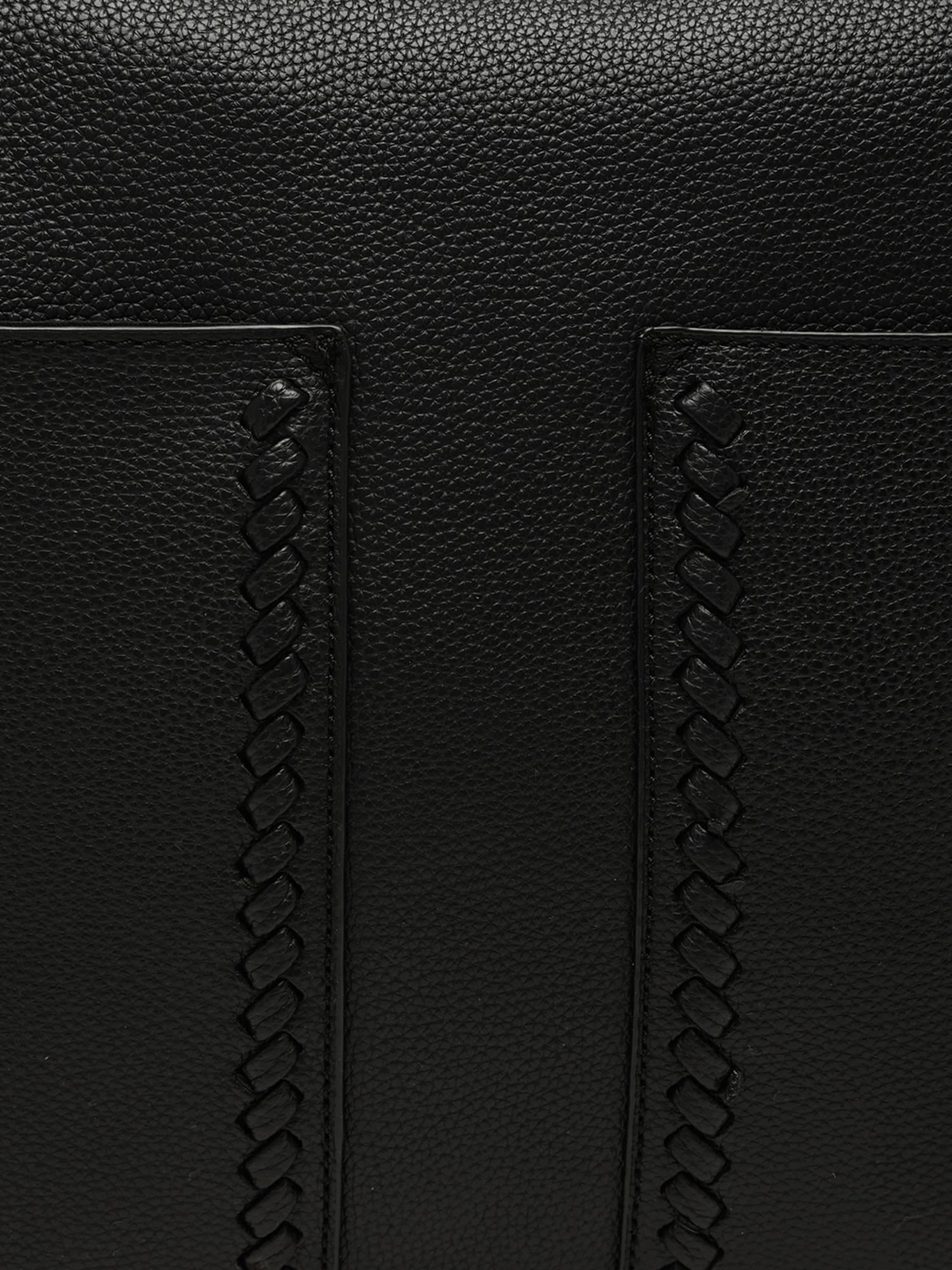 Yukon Women Sack Handbag With Detachable Strap - Black (L)