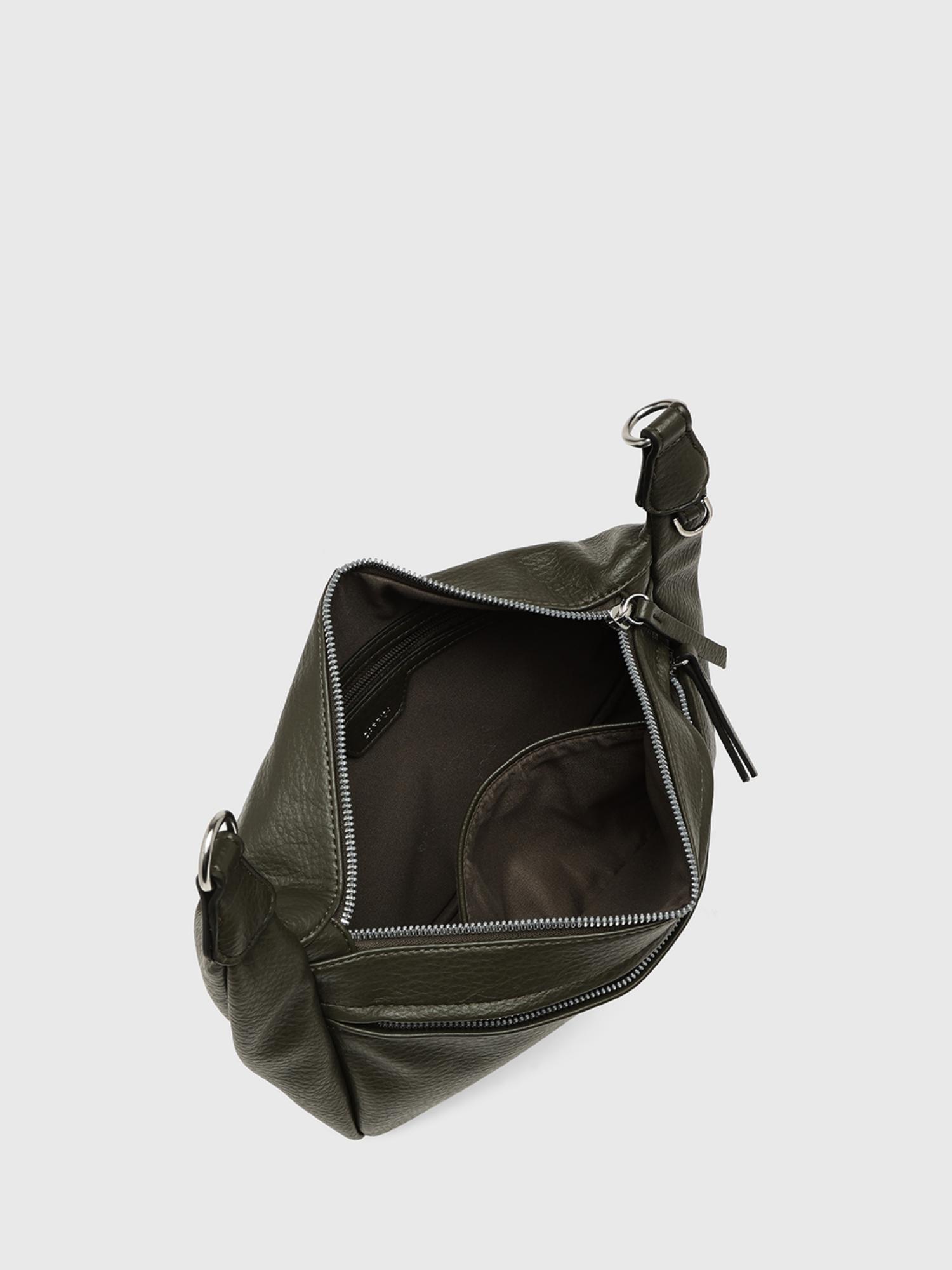 Boston Women Sack Handbag With Detachable Strap - Green (M)