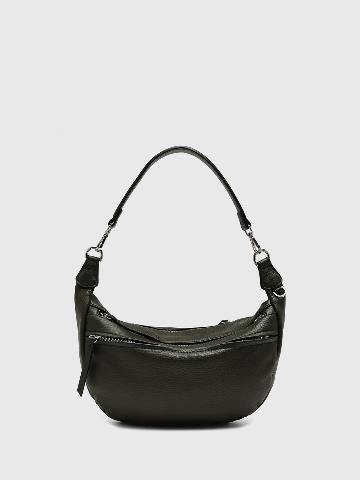 Boston Women Sack Handbag With Detachable Strap - Green (M)