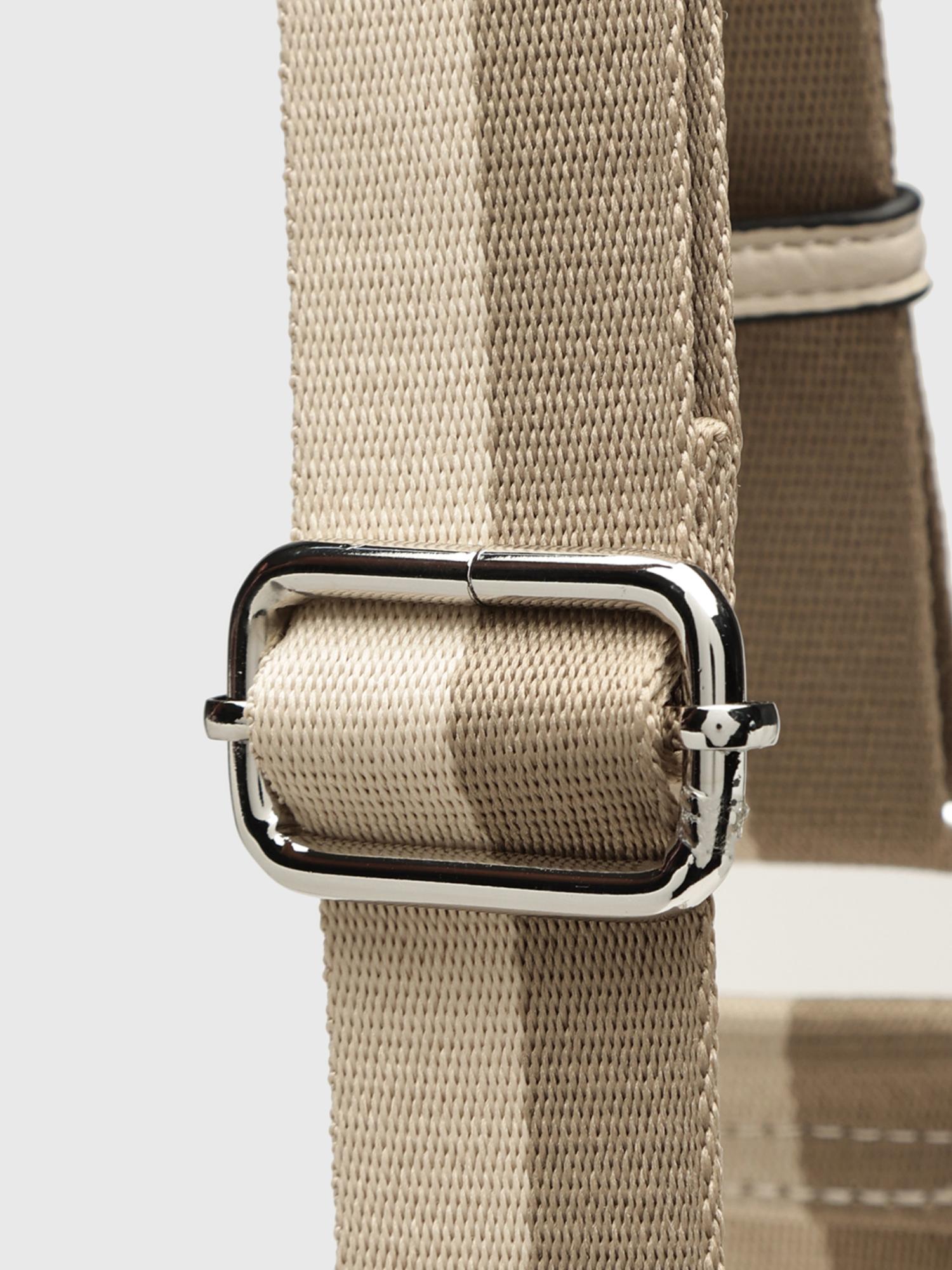 Boston Women Sack Handbag With Detachable Strap - Cream (M)