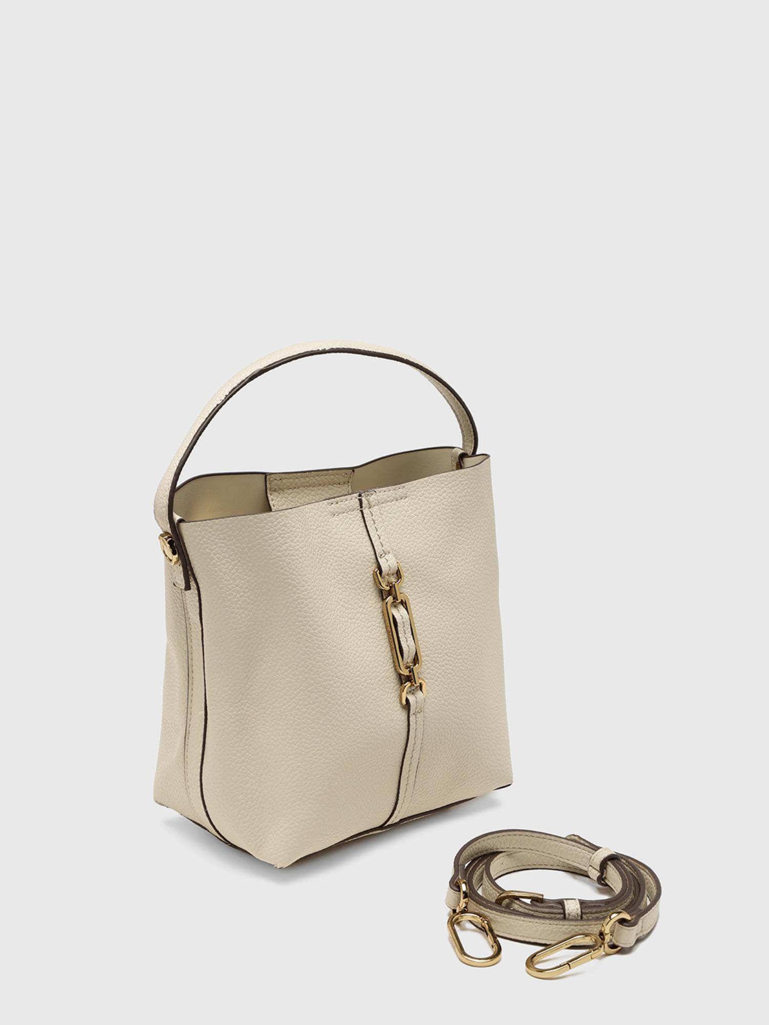 Giulia Women Crossbody Sling Bag With Detachable Strap - Cream (S)