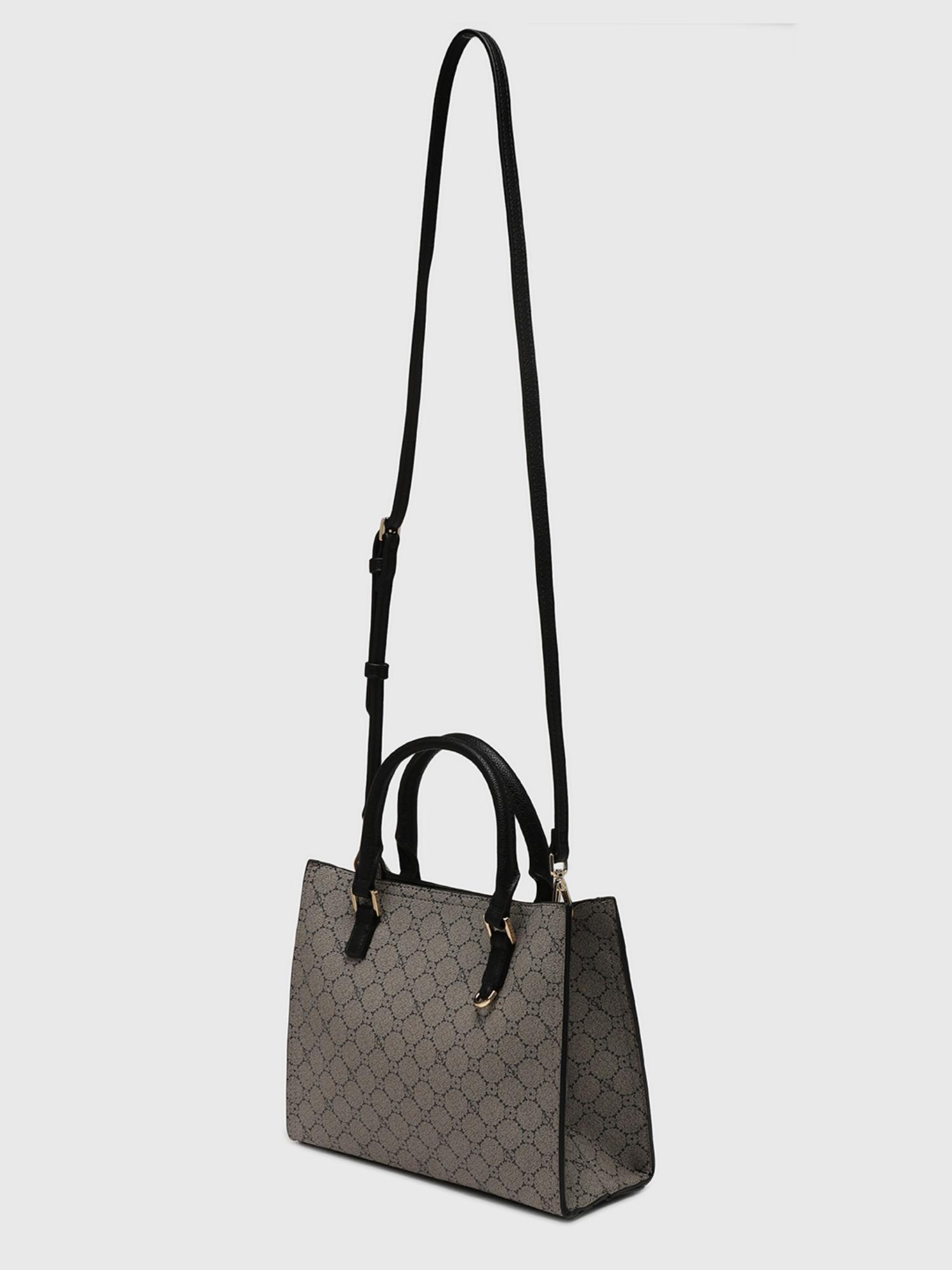 Diana Women Satchel Bag With Detachable Strap - Taupe (M)