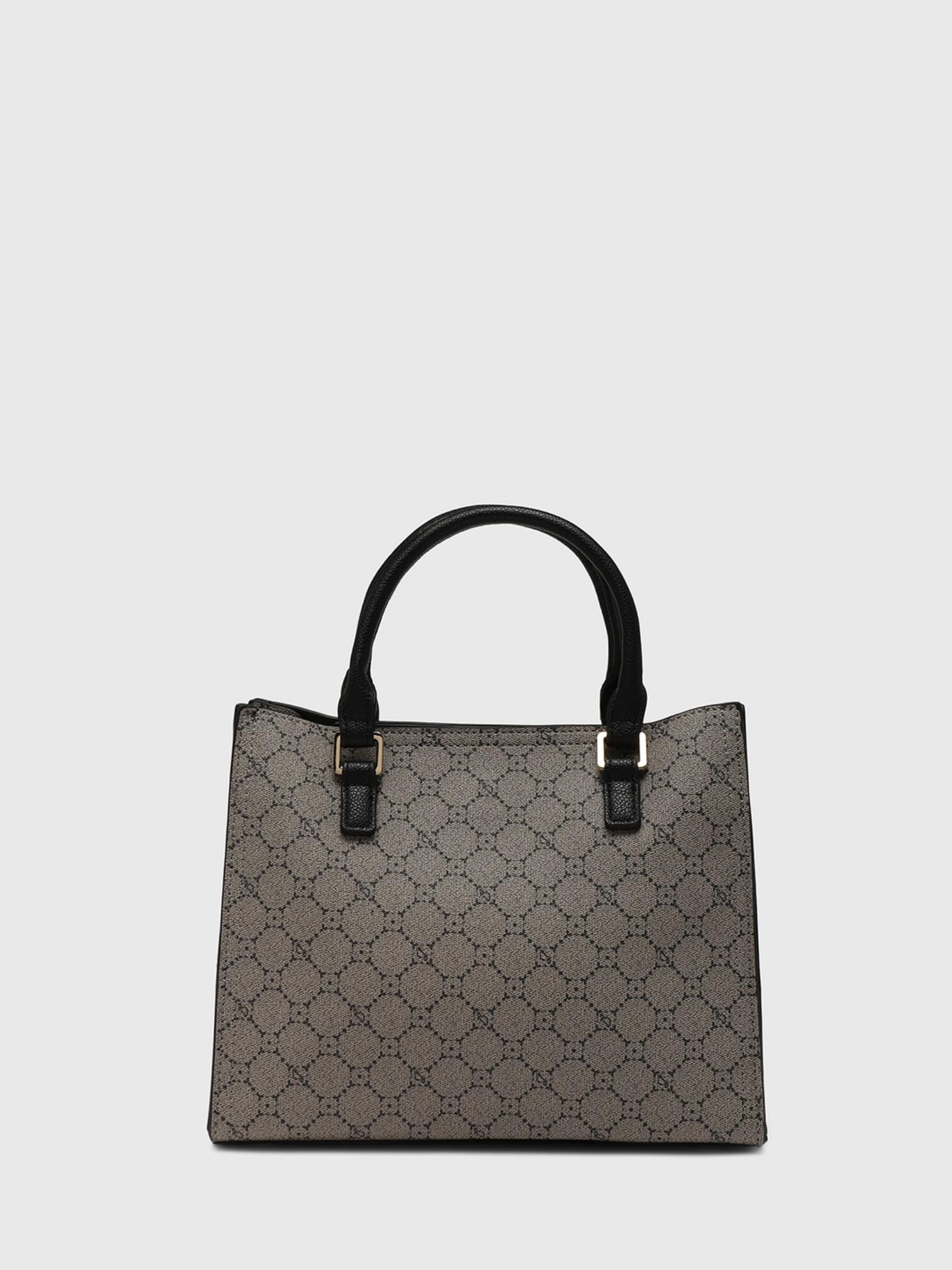 Diana Women Satchel Bag With Detachable Strap - Taupe (M)