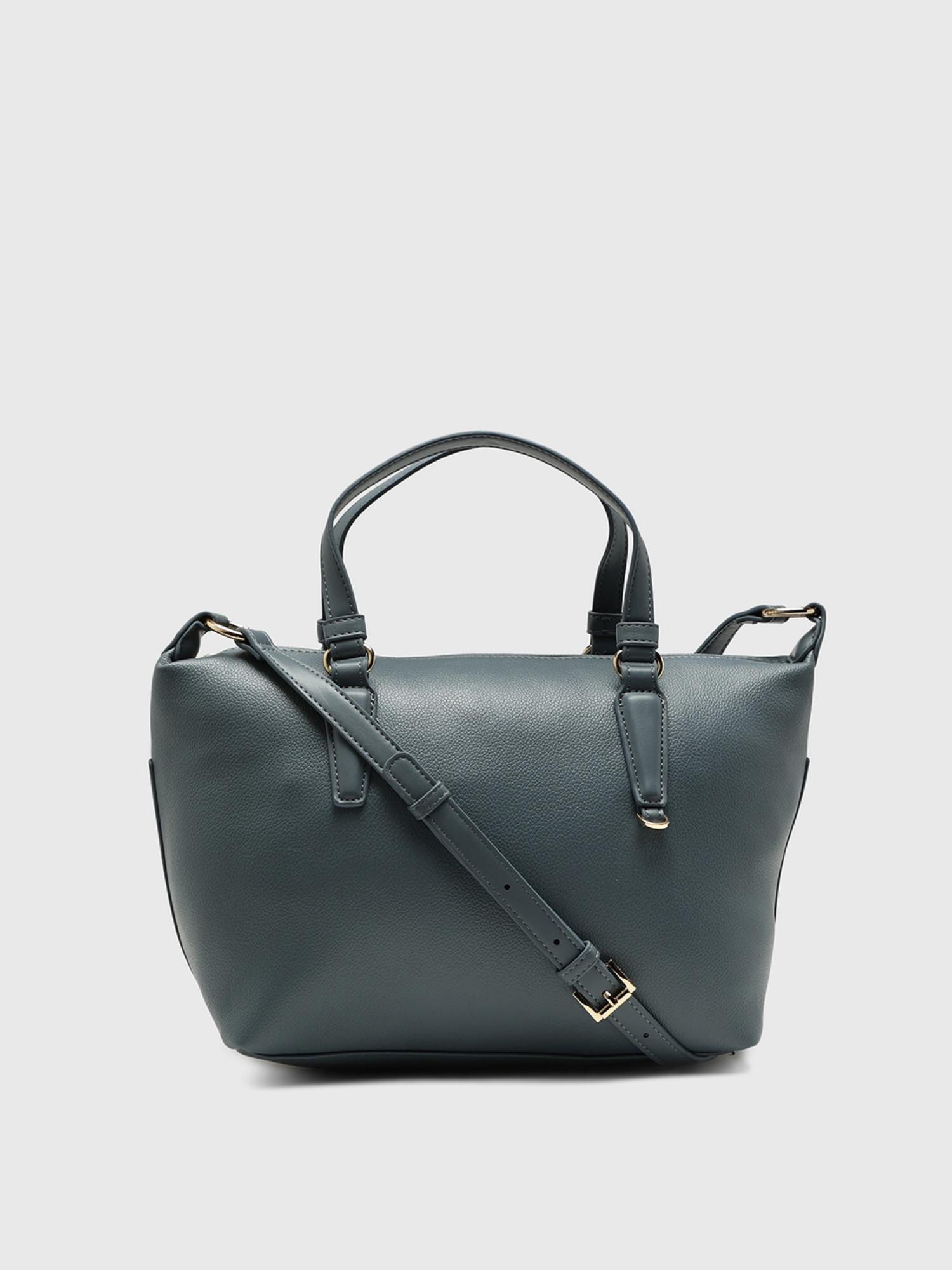 Ciclamino Women Handbag With Detachable Strap - Teal (M)