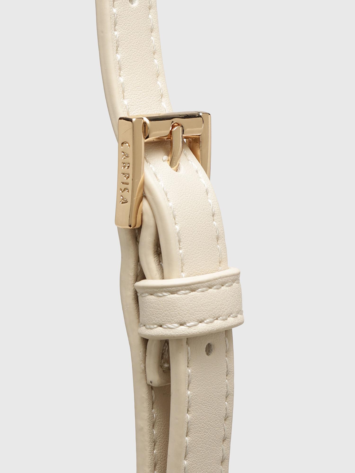 Amaranta Women Tote Bag With Detachable Strap - Cream (L)
