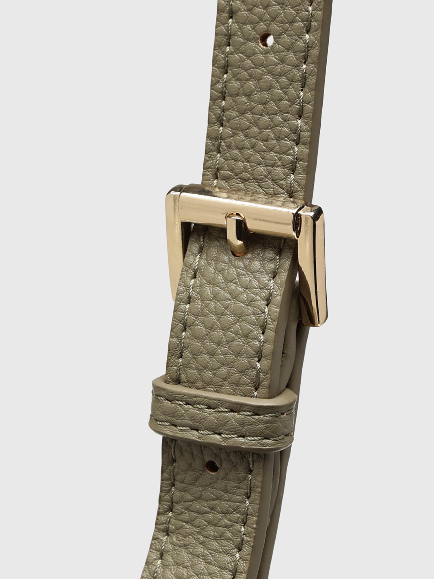 Felce Women Tote Bag With Detachable Strap - Olive (L)