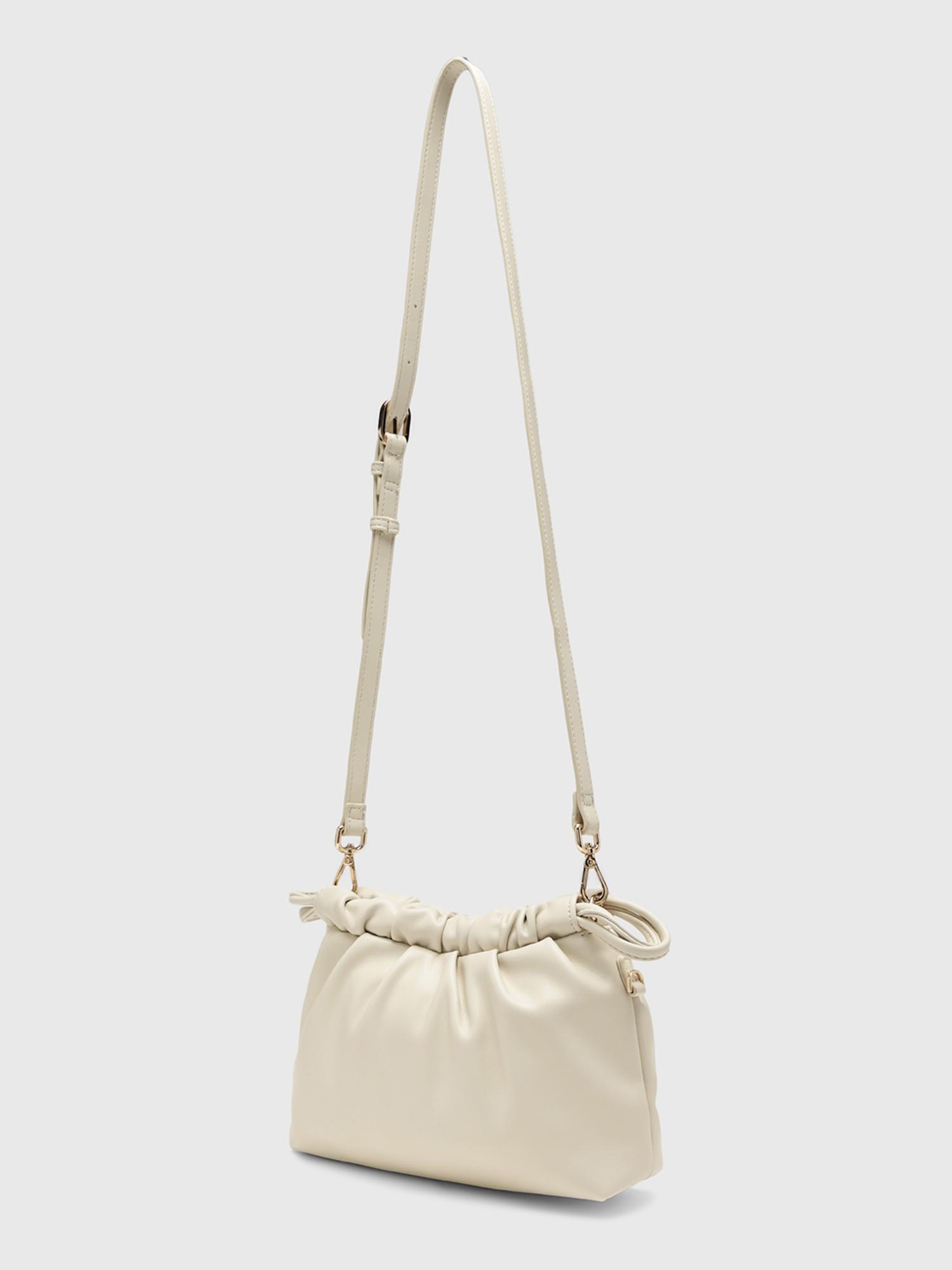 Elena Women Crossbody Sling Bag With Detachable Strap - Off White (S)