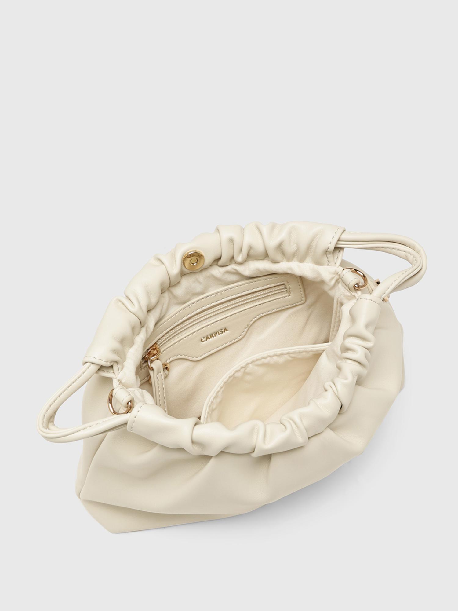 Elena Women Crossbody Sling Bag With Detachable Strap - Off White (S)