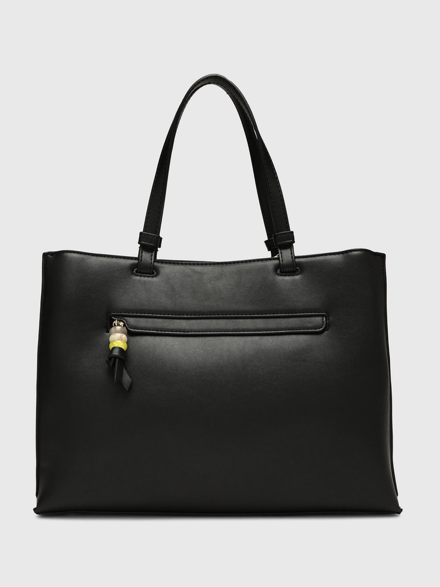 Anturio Women Handbag With Detachable Strap - Black (M)