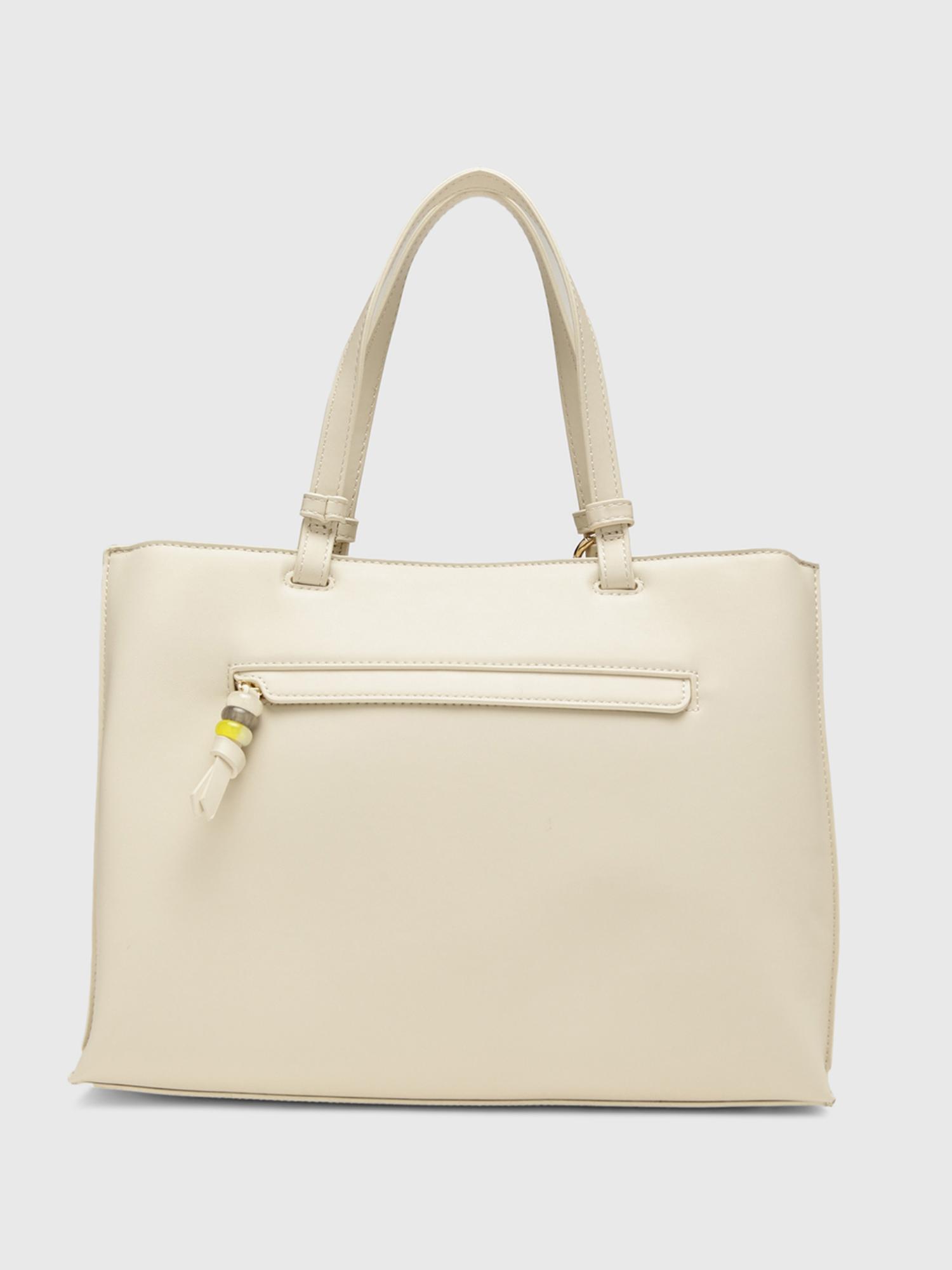 Anturio Women Handbag With Detachable Strap - Off White (M)