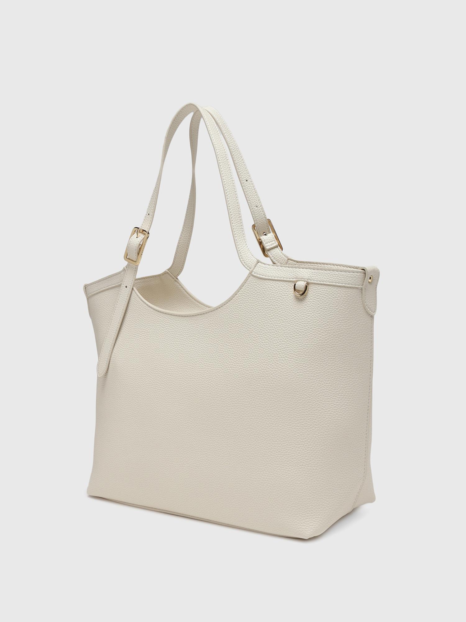 Rosa V2 Women Tote Bag - Off White (L)