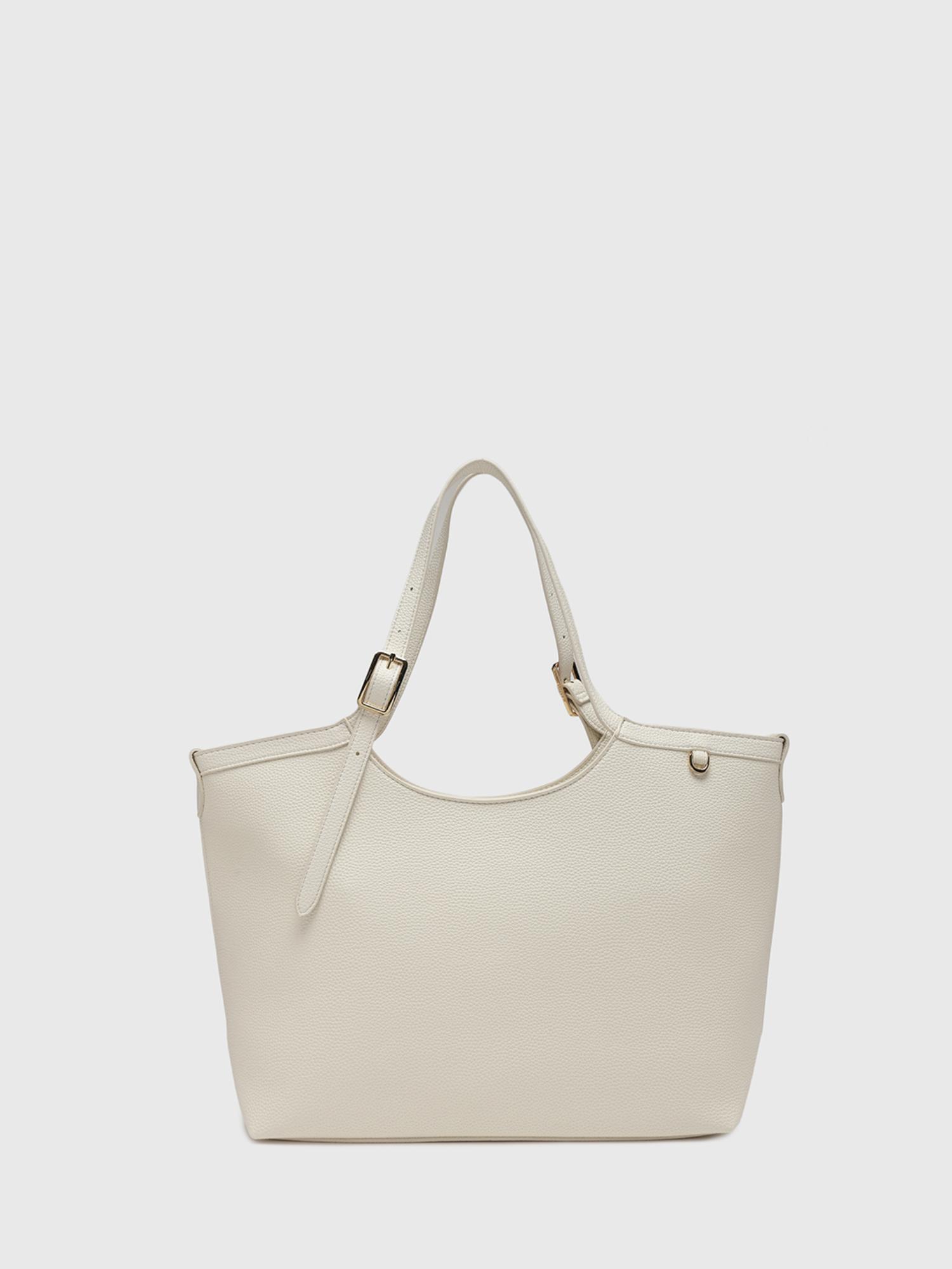 Rosa V2 Women Tote Bag - Off White (L)