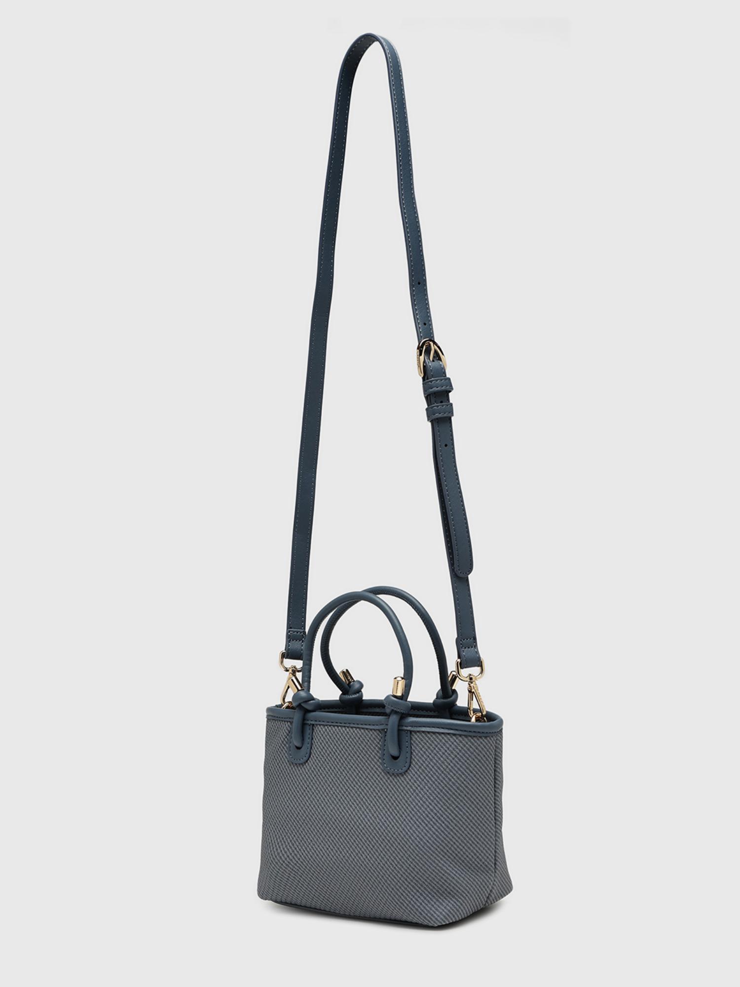 Jasmine Women Satchel Bag With Detachable Strap - Teal (S)