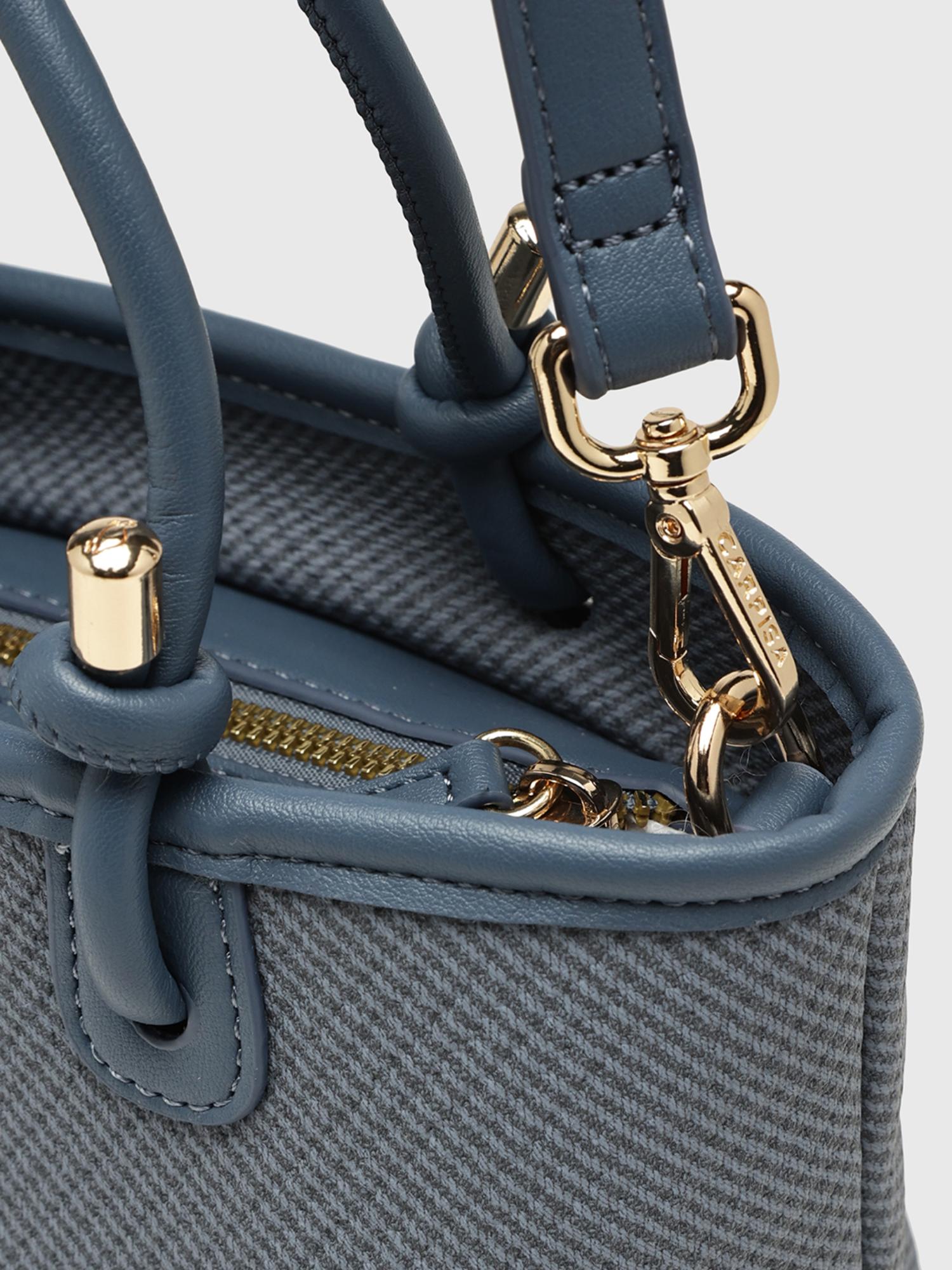 Jasmine Women Satchel Bag With Detachable Strap - Teal (S)