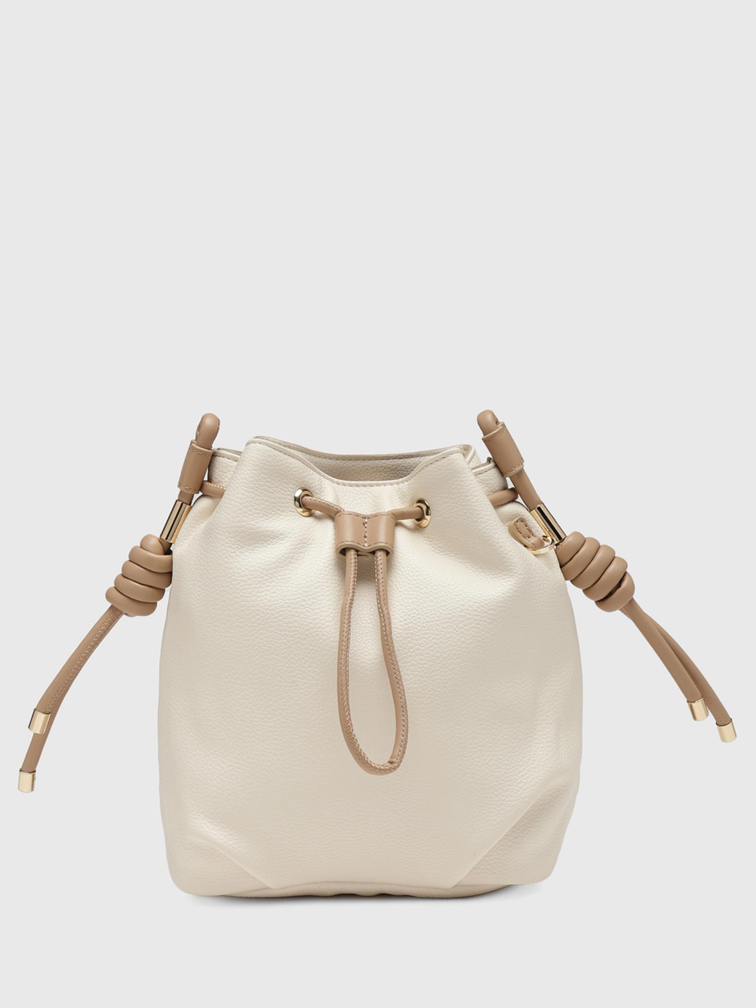 Arnica Women Crossbody Sling Bag With Detachable Strap - Off White (M)