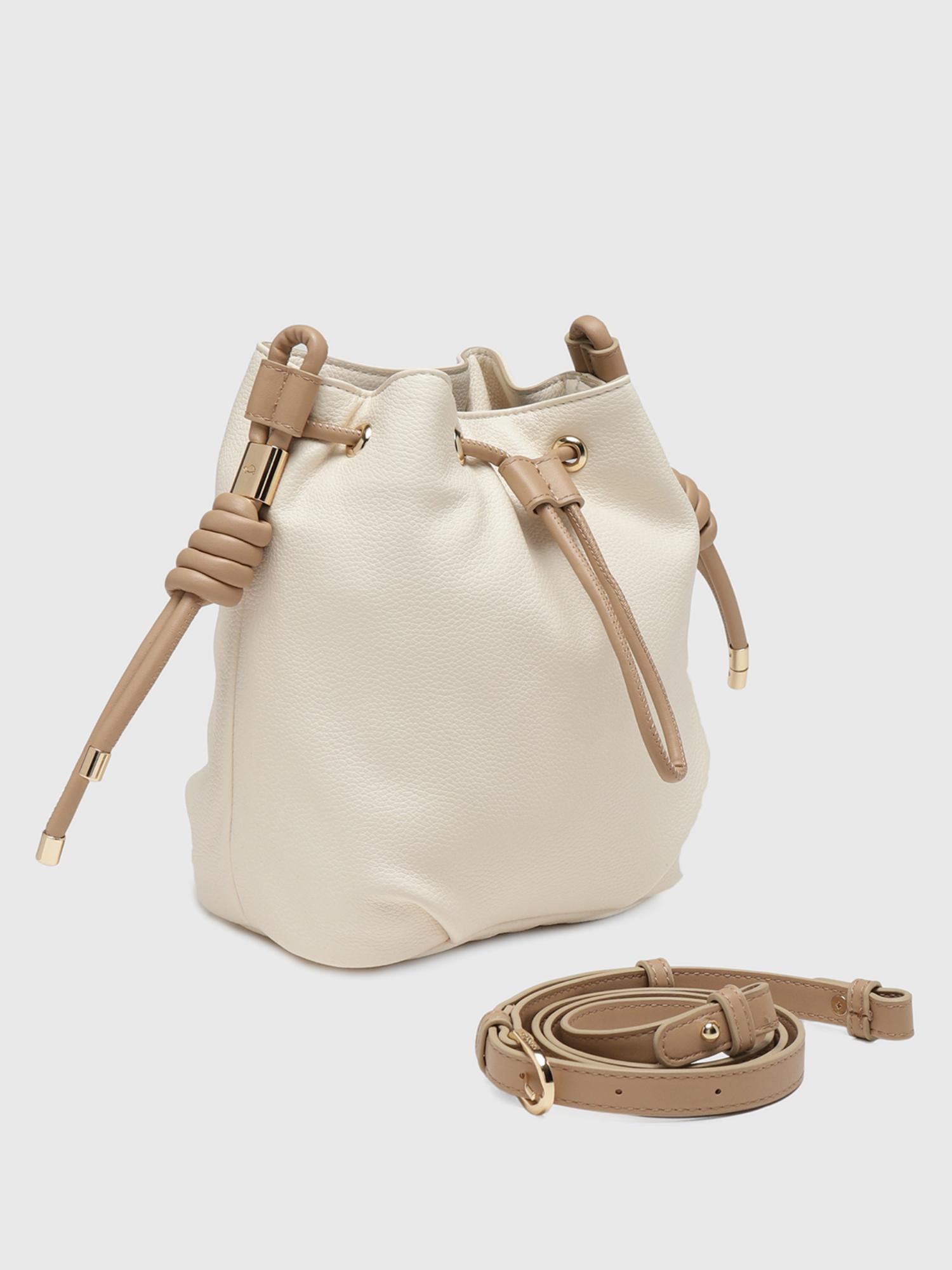Arnica Women Crossbody Sling Bag With Detachable Strap - Off White (M)