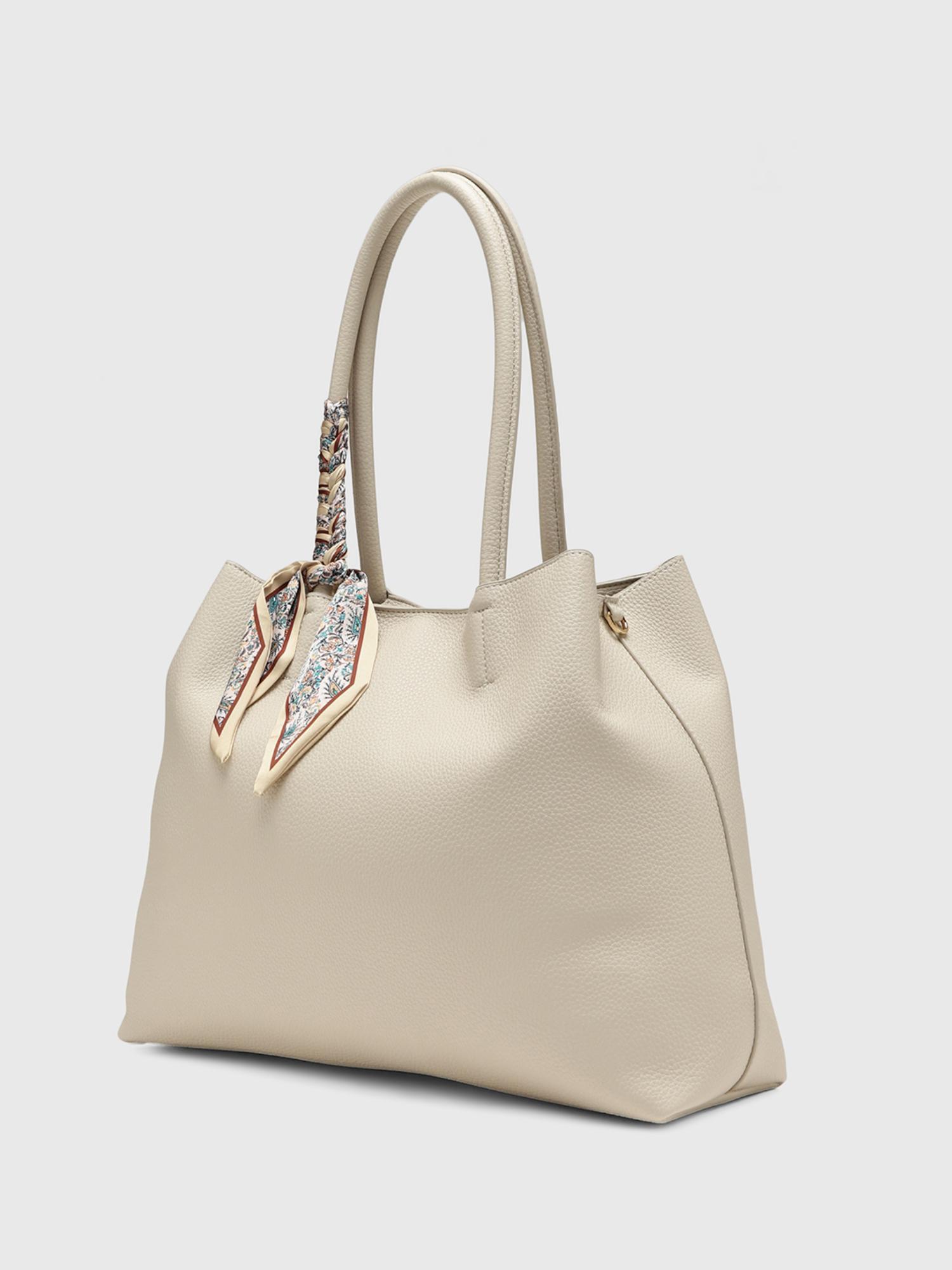 Valentina Women Tote Bag - Off White (L)
