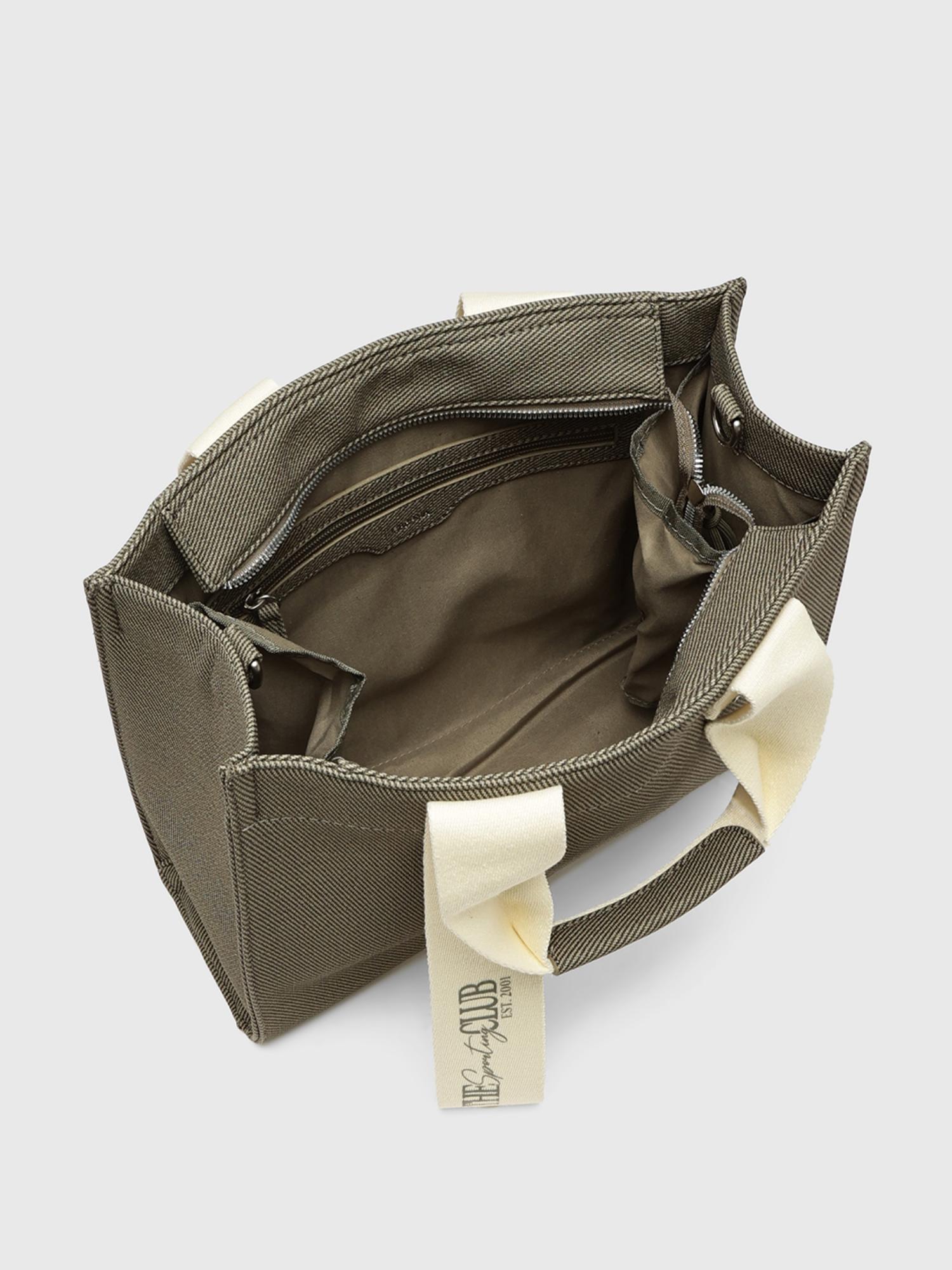 Martina V5 Women Tote Bag With Detachable Strap - Olive (L)