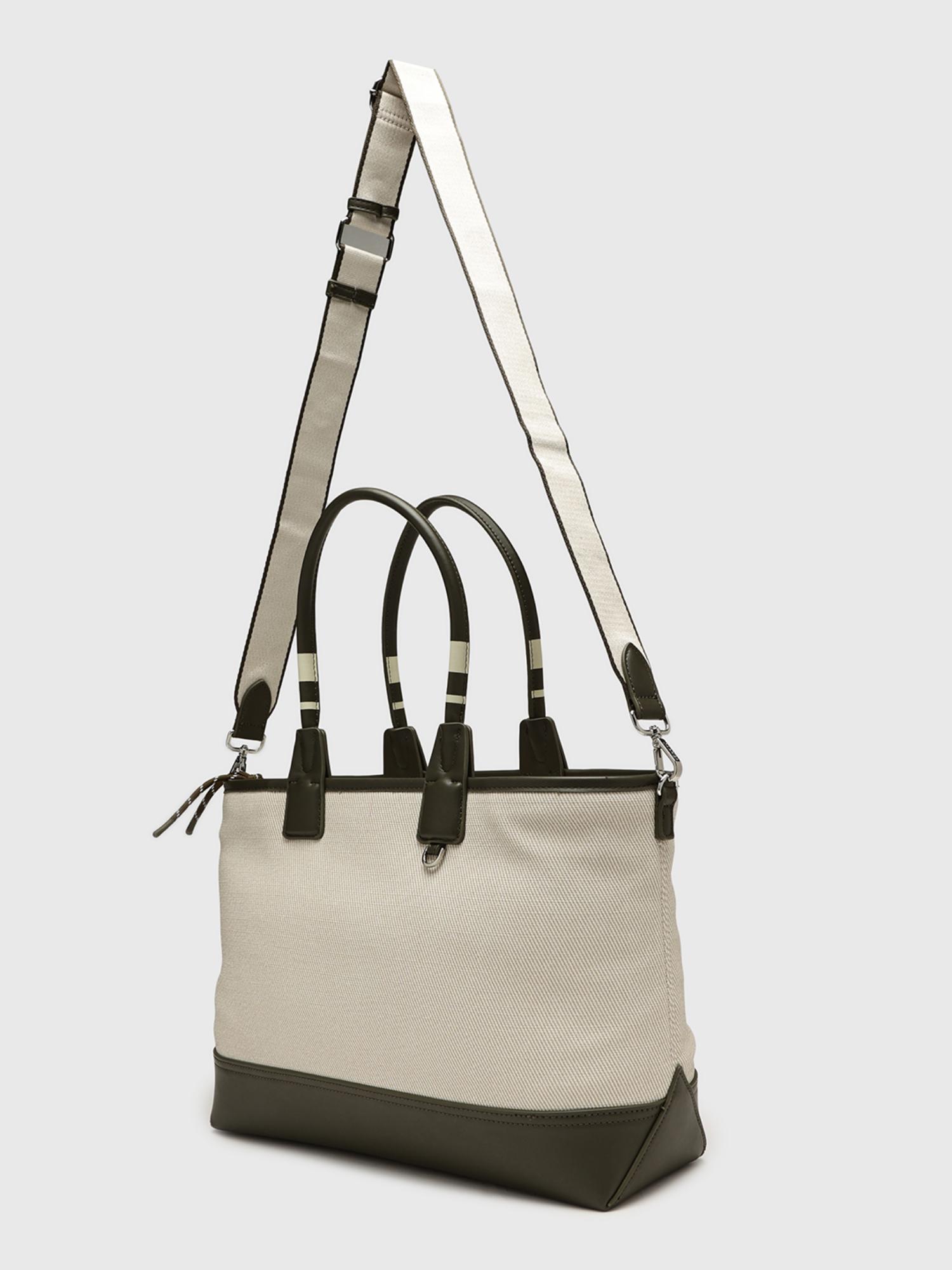 Gabriela V1 Women Tote Bag With Detachable Strap - Off White (L)