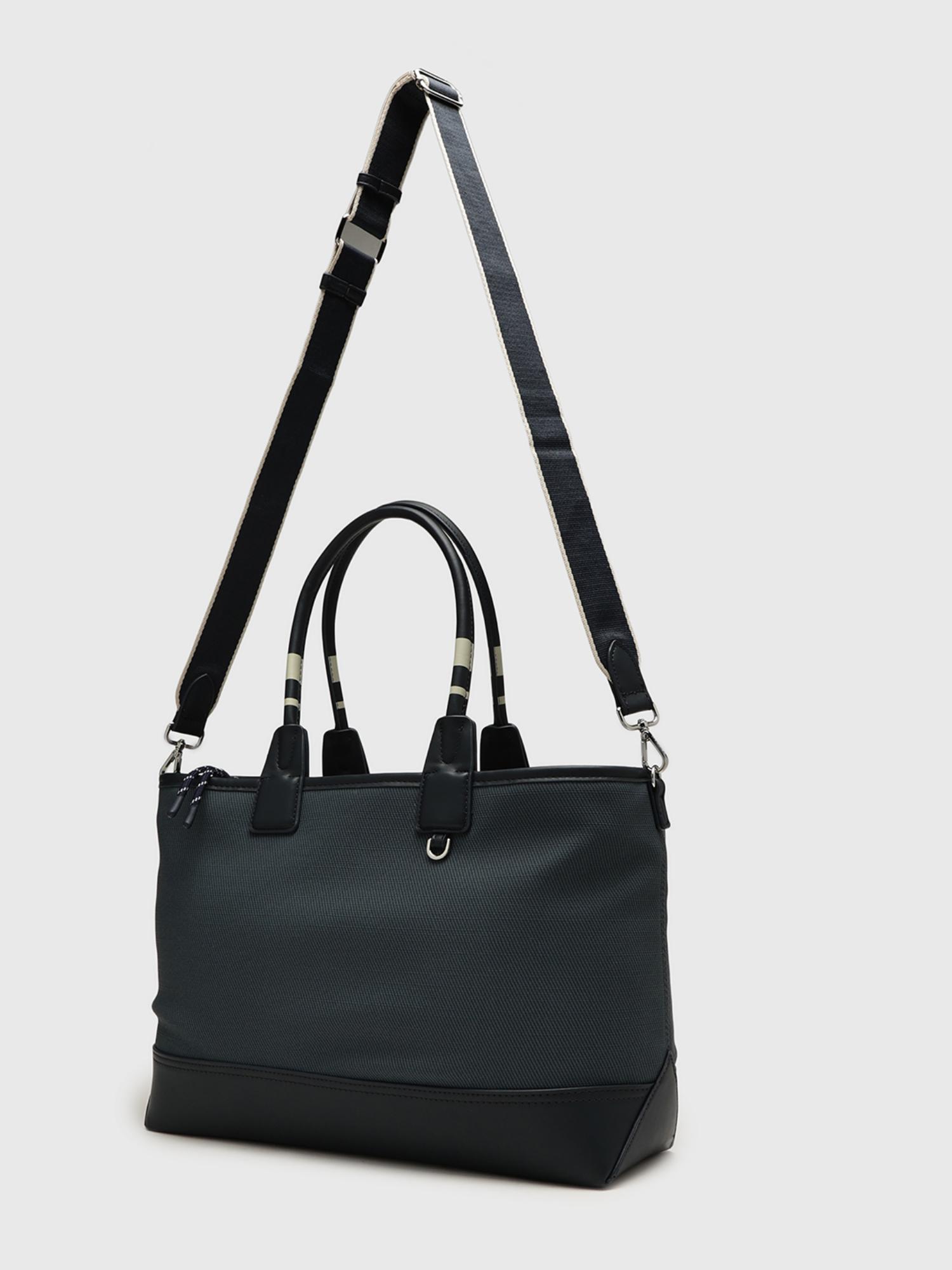 Gabriela V1 Women Tote Bag With Detachable Strap - Navy Blue (L)