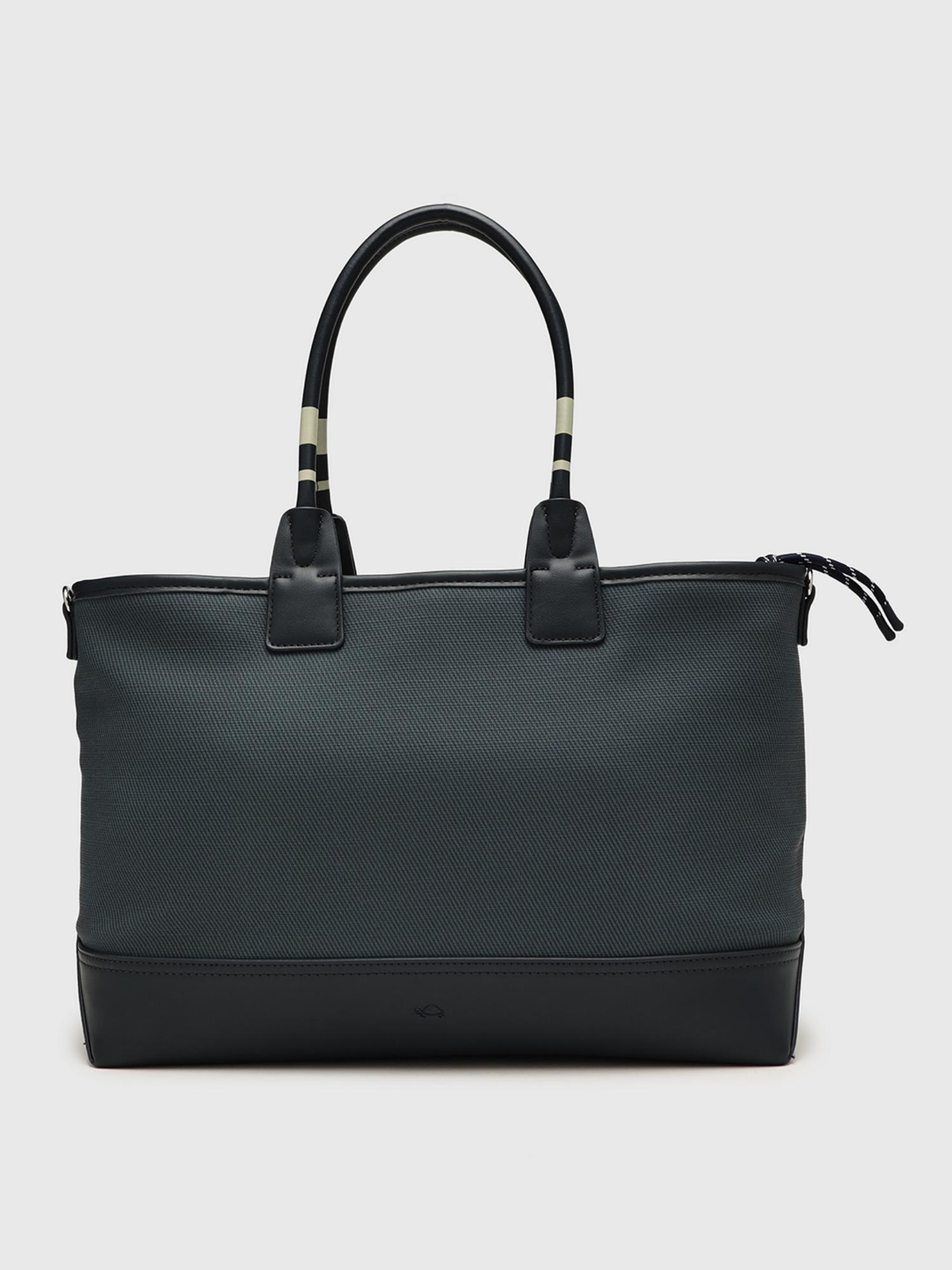 Gabriela V1 Women Tote Bag With Detachable Strap - Navy Blue (L)