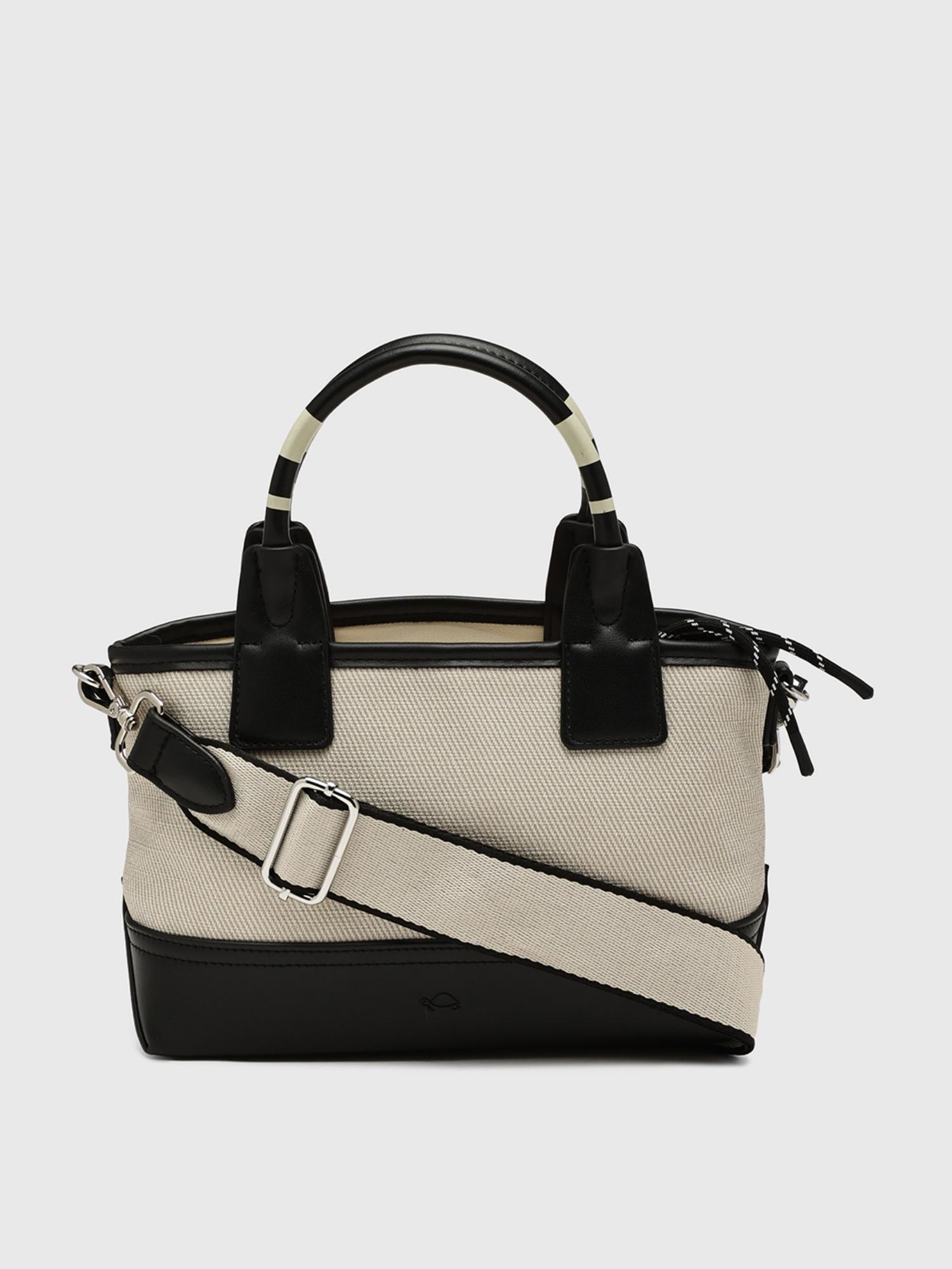 Gabriela V1 Women Satchel Bag With Detachable Strap - Off White (S)
