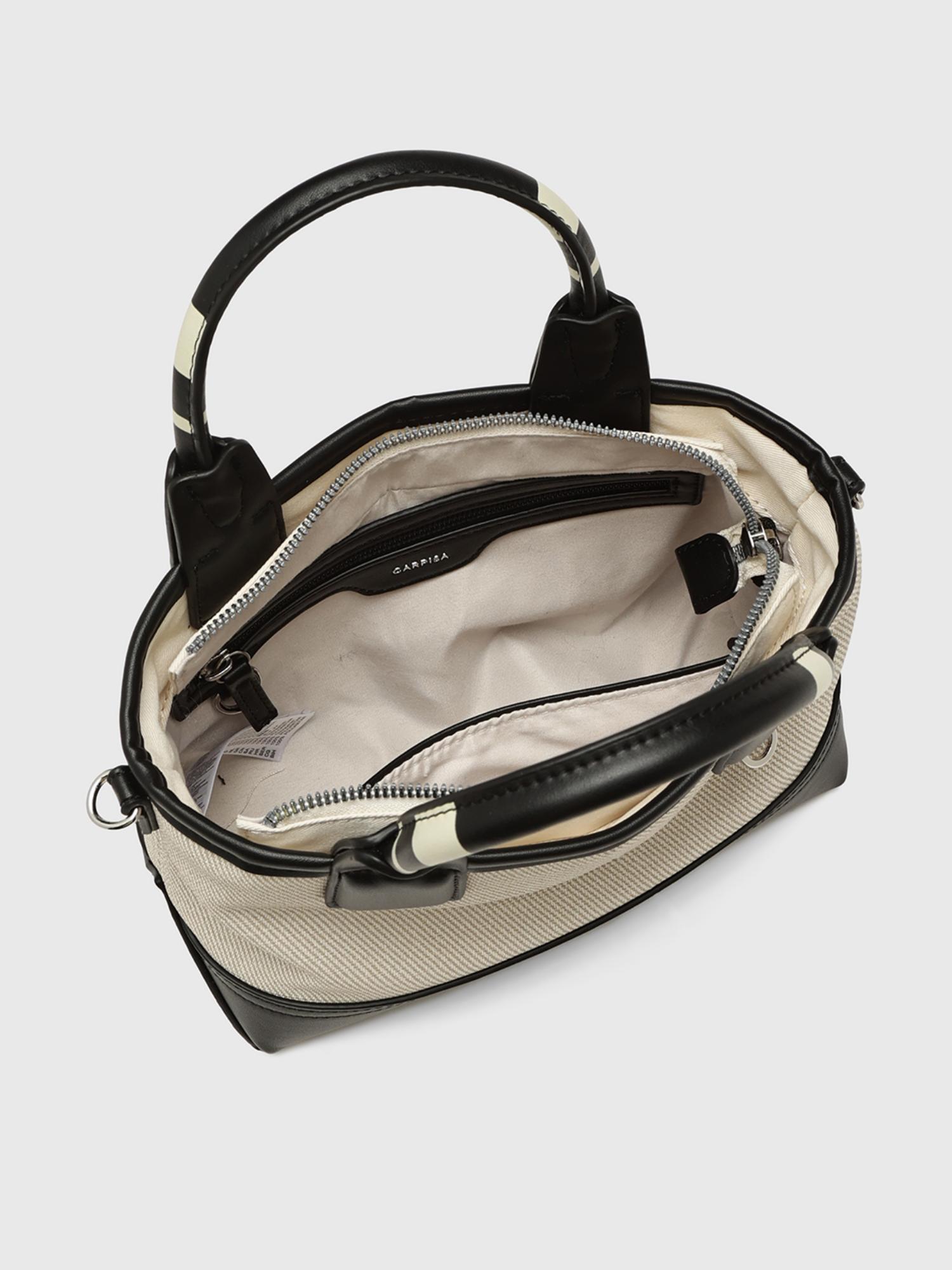 Gabriela V1 Women Satchel Bag With Detachable Strap - Off White (S)