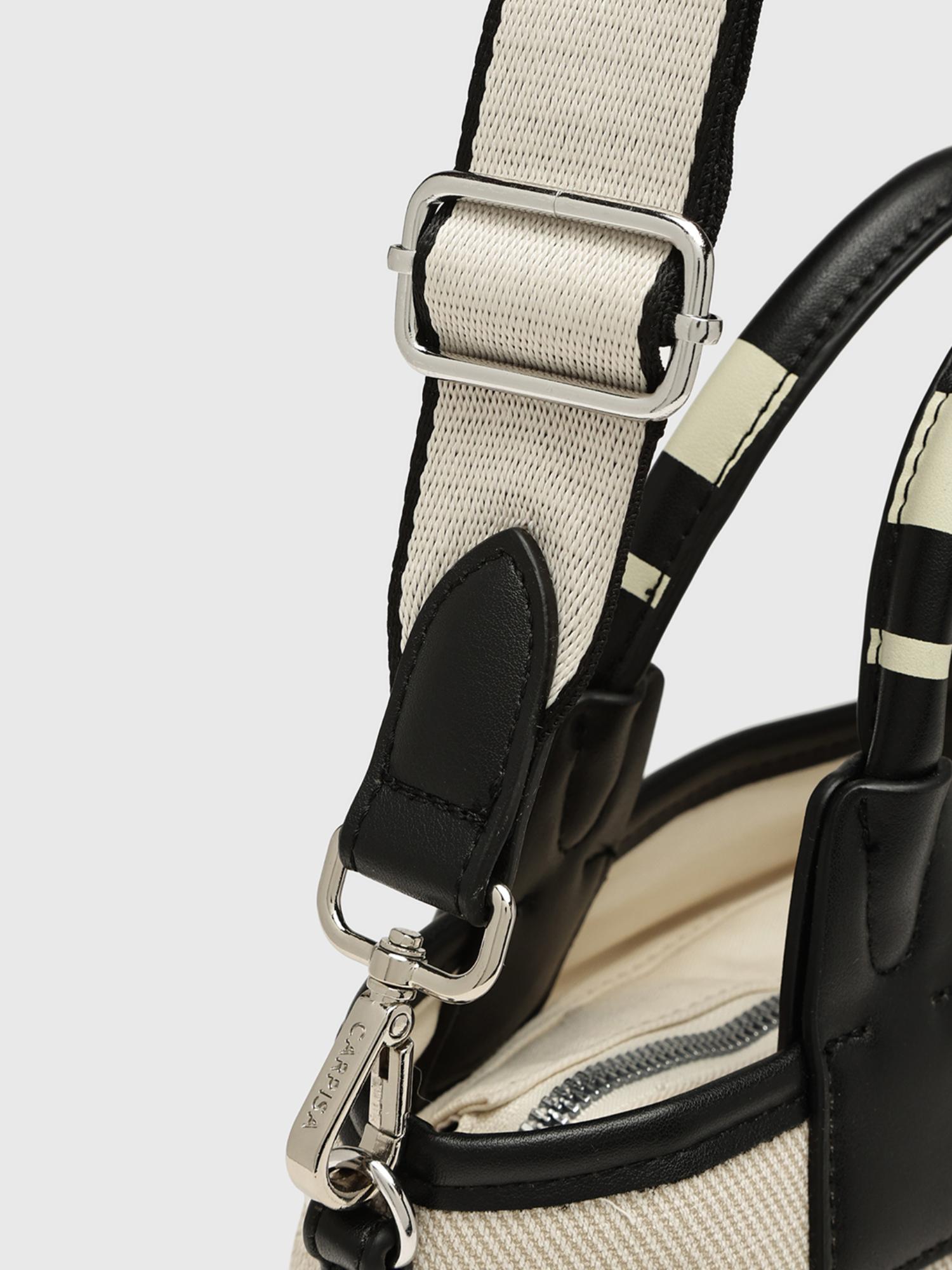 Gabriela V1 Women Satchel Bag With Detachable Strap - Off White (S)