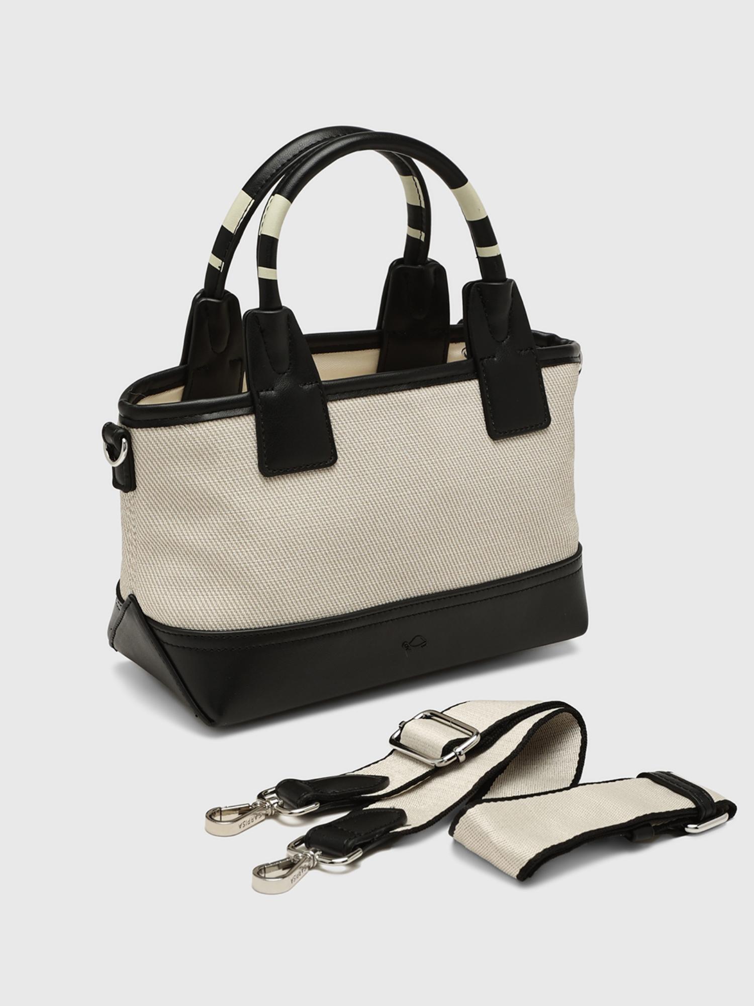Gabriela V1 Women Satchel Bag With Detachable Strap - Off White (S)