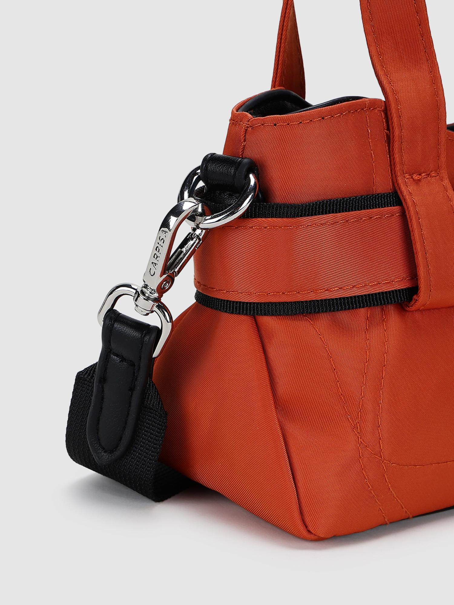 Stefi Women Mini Bag With Detachable Strap - Rust (S)