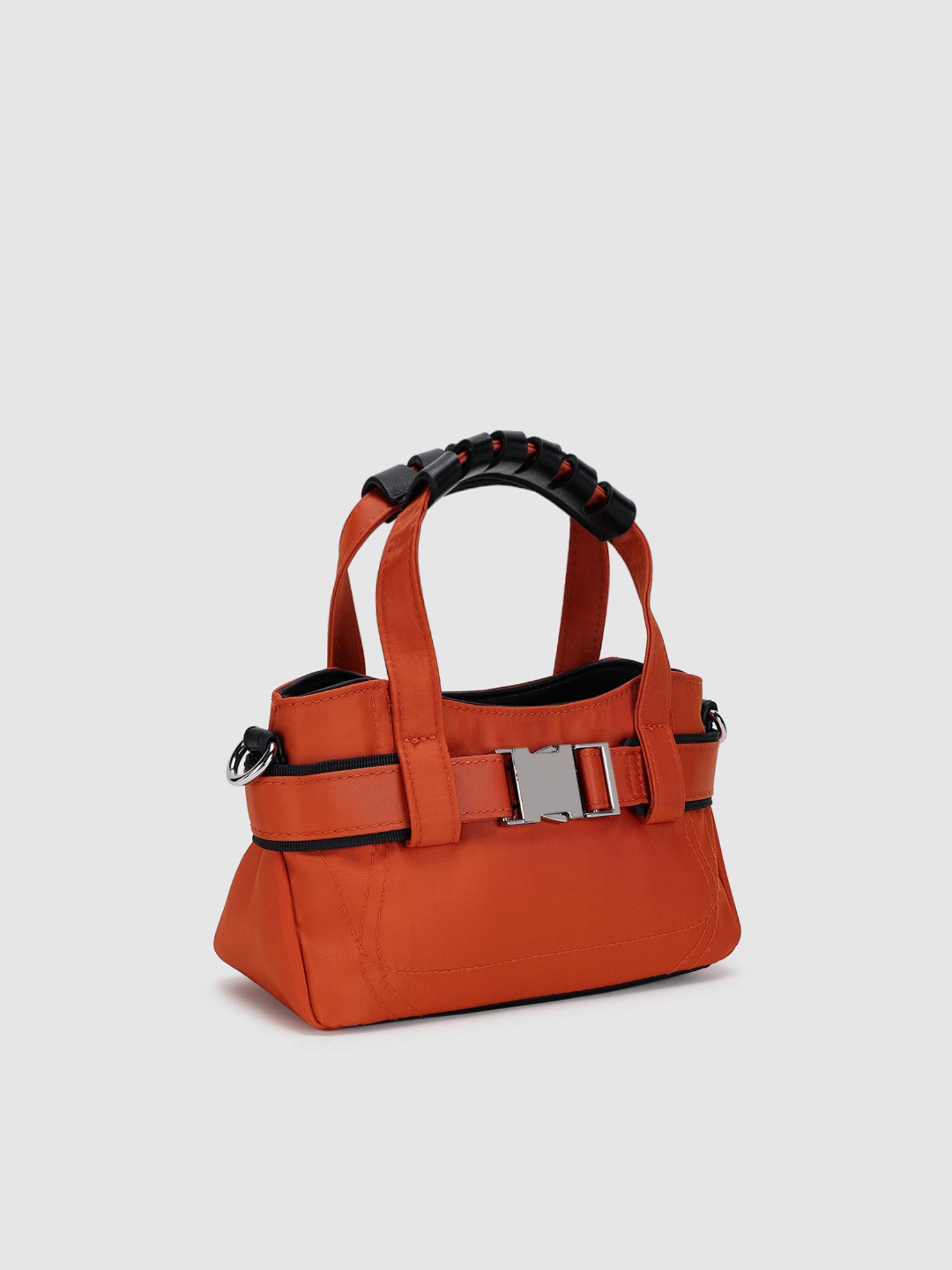 Stefi Women Mini Bag With Detachable Strap - Rust (S)
