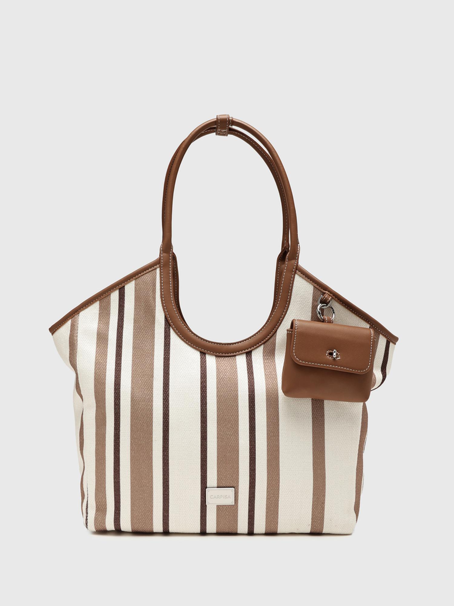 Marian Women Tote Bag & Detachable Pouch - Multi-Color (L)