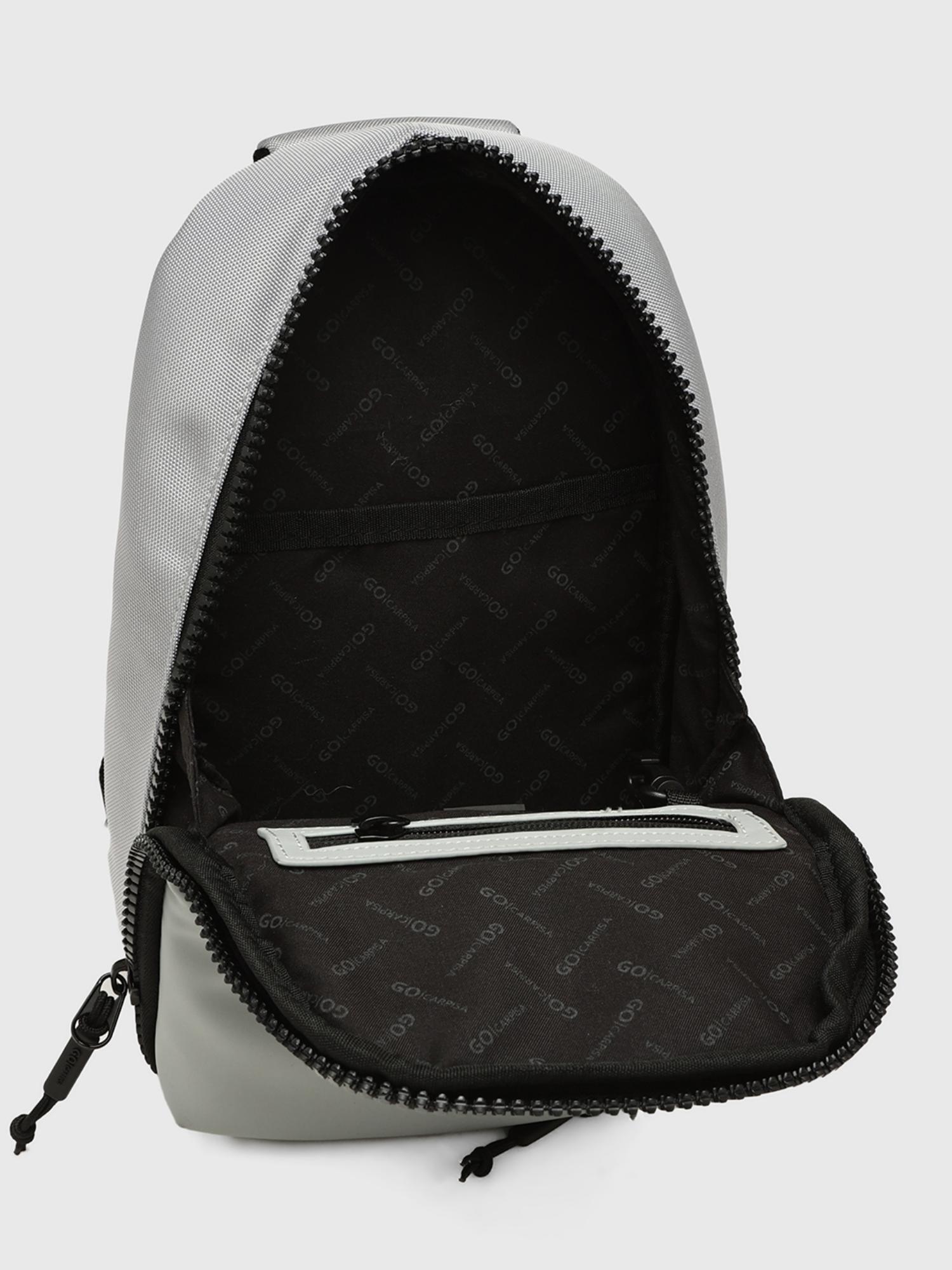 Maverick Go Ss26 Men Crossbody Sling Bag With Detachable Strap - Grey (S)