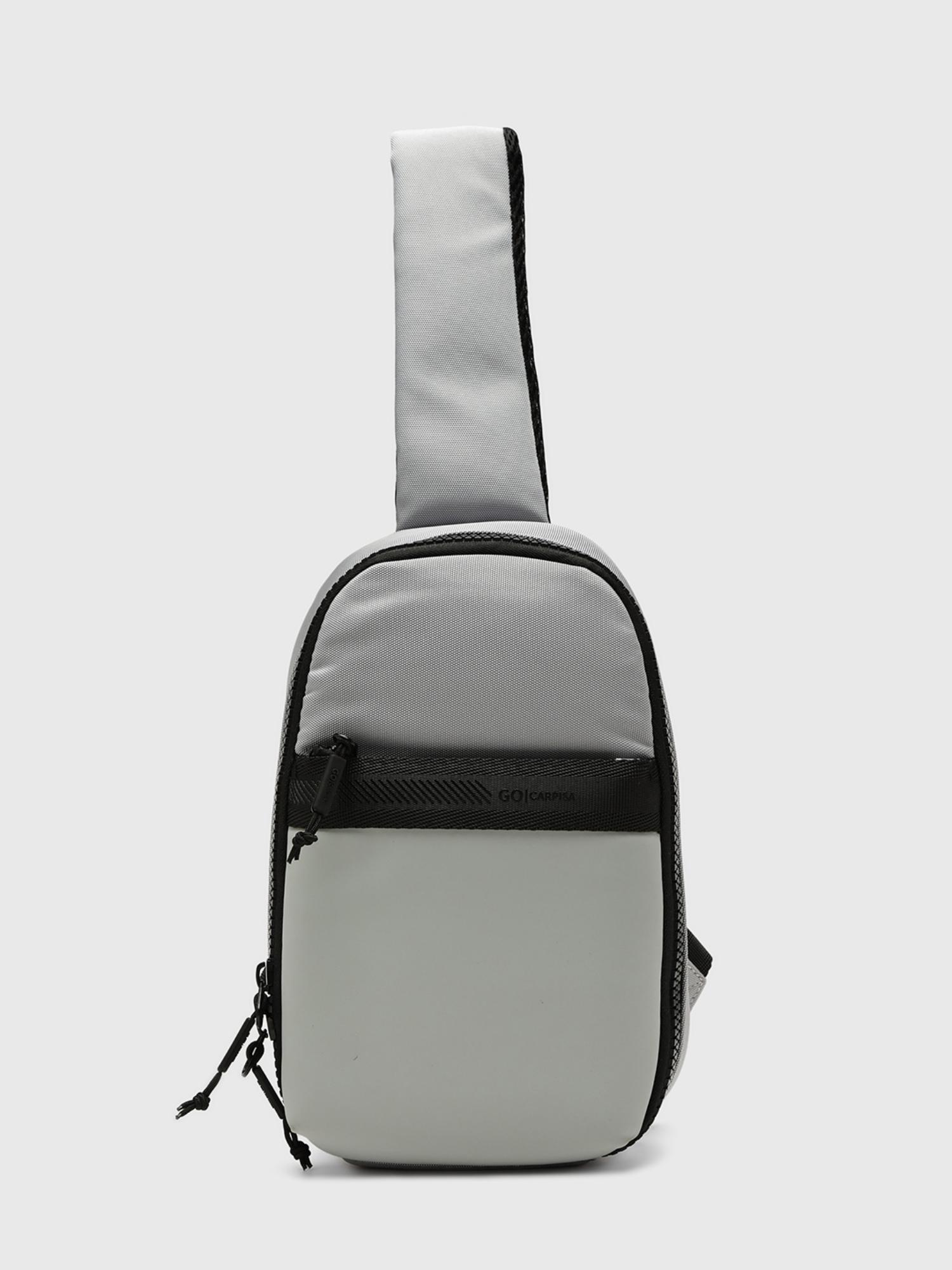 Maverick Go Ss26 Men Crossbody Sling Bag With Detachable Strap - Grey (S)