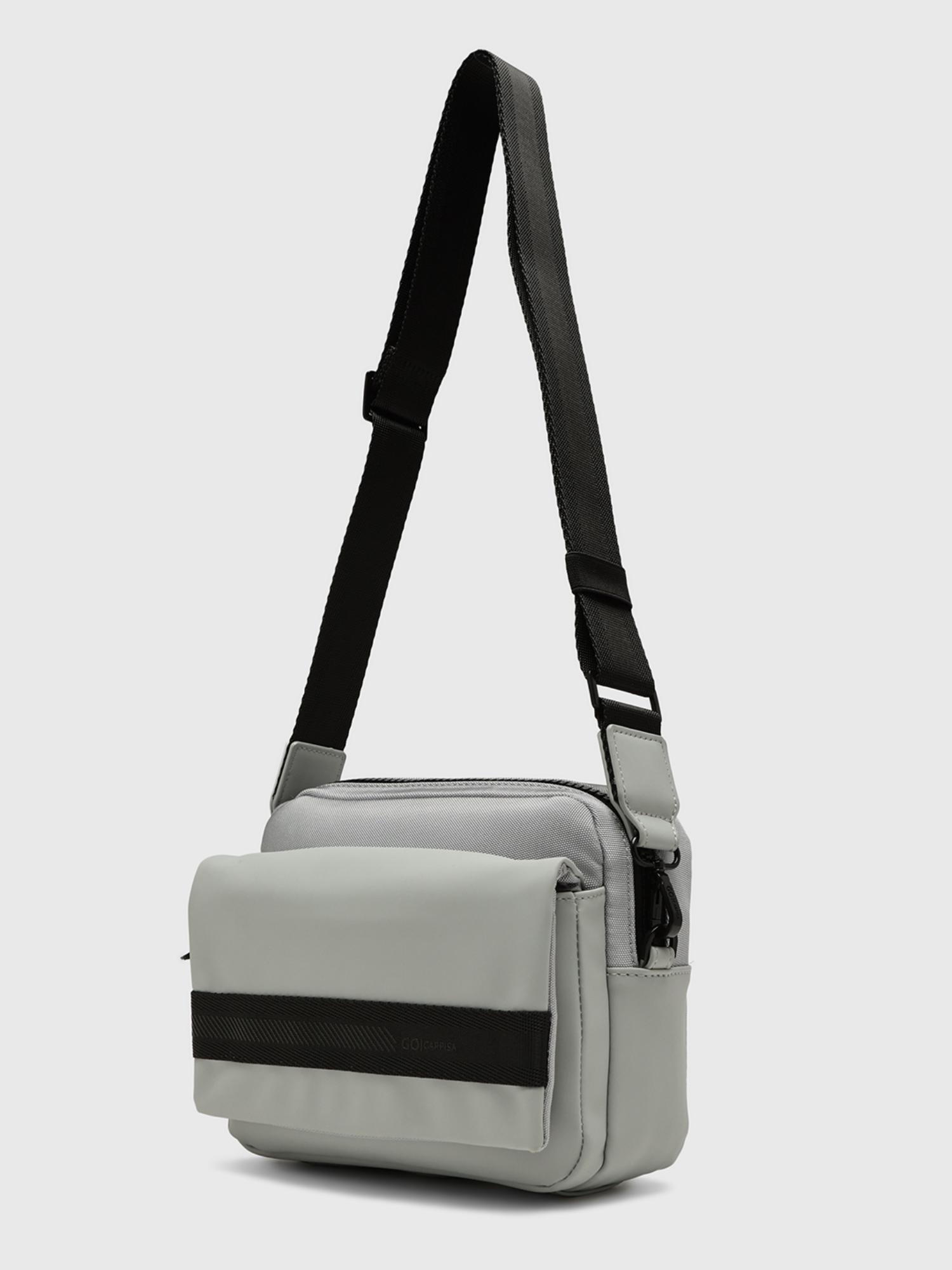 Maverick Go Ss26 Men Crossbody Sling Bag With Detachable Strap - Grey (S)