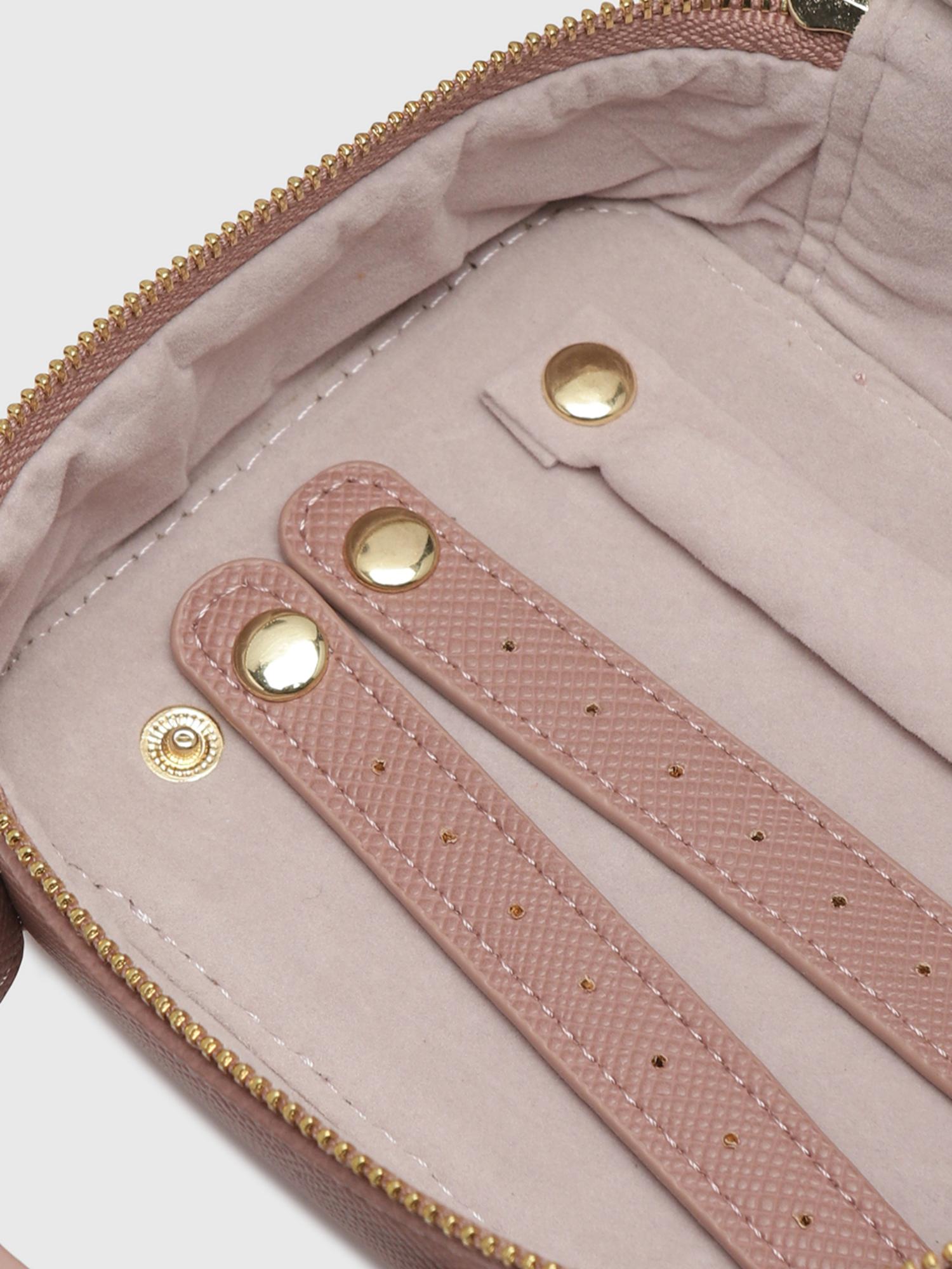 Giorgia New Women Jewellery Pouch - Pink (M)