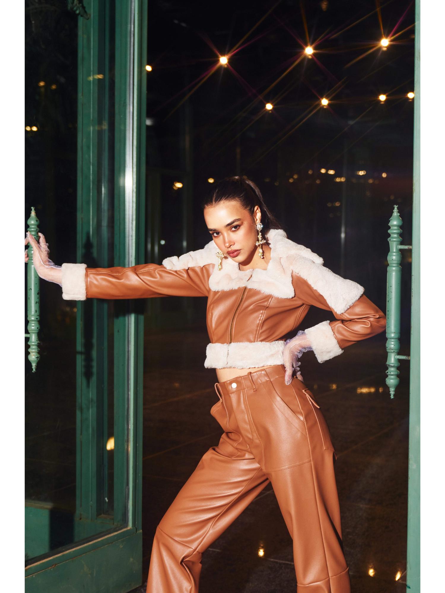 Madison Tan Jacket with Pant