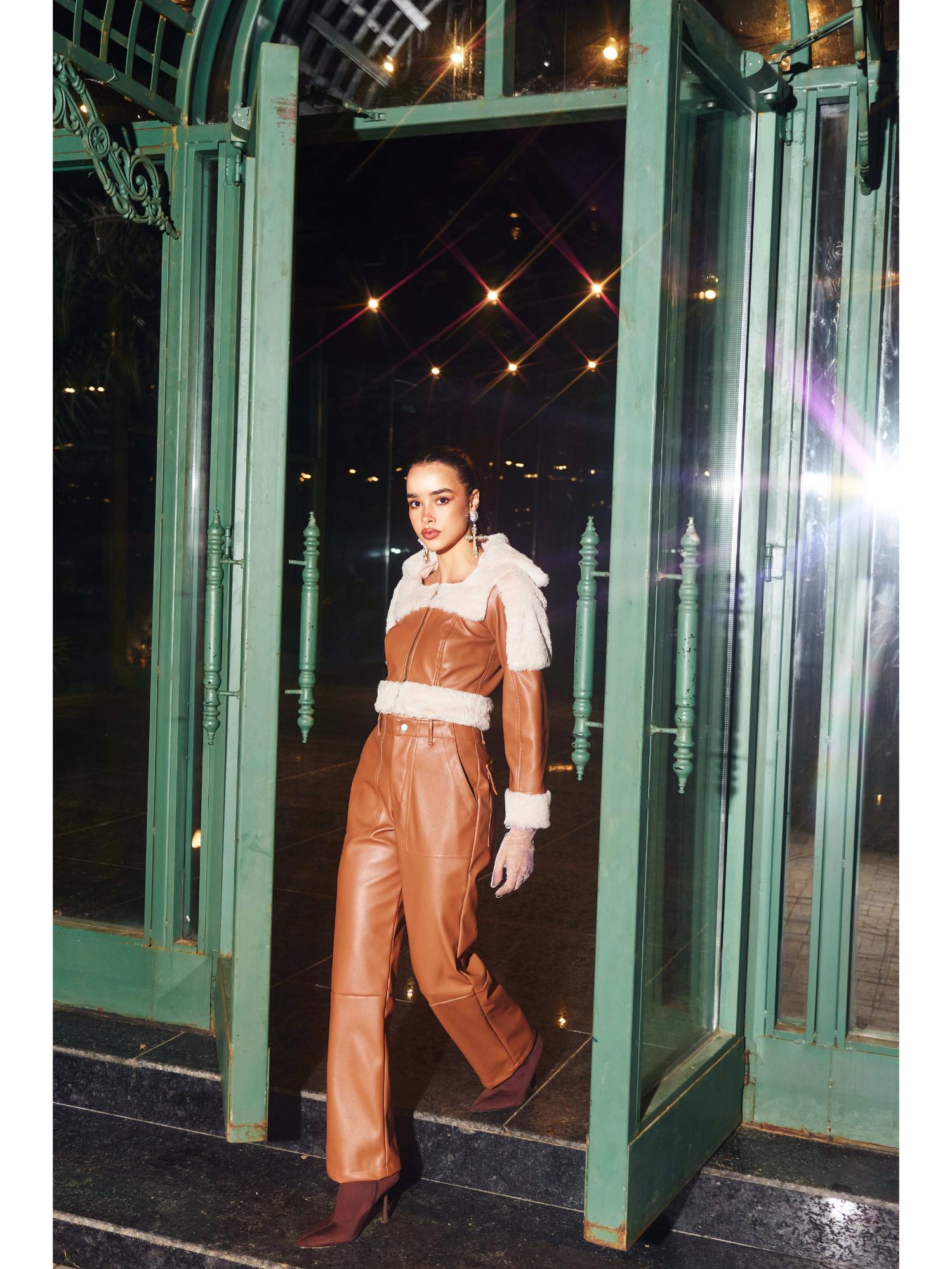 Madison Tan Jacket with Pant