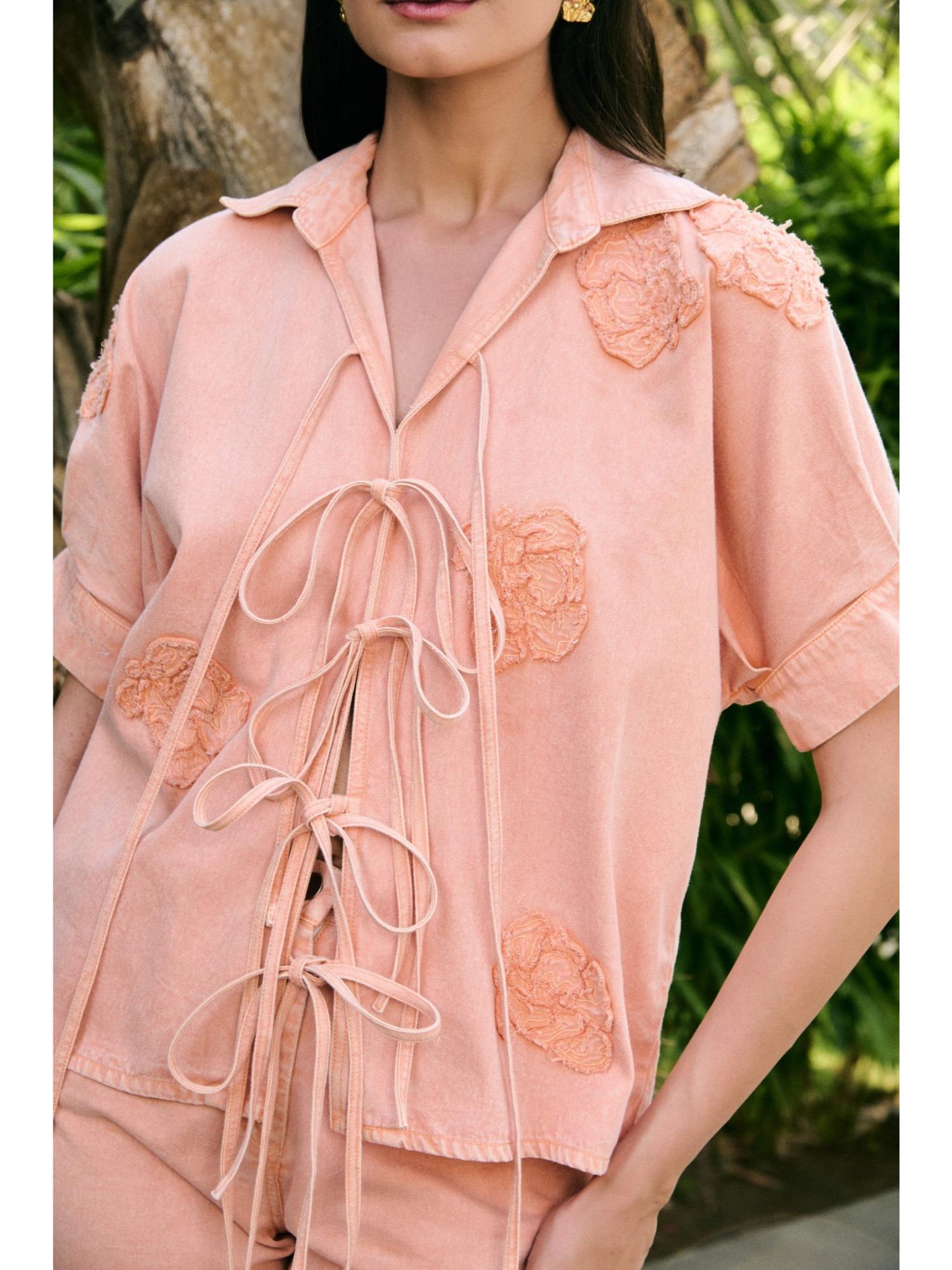 Faye Denim Shirt with Pant