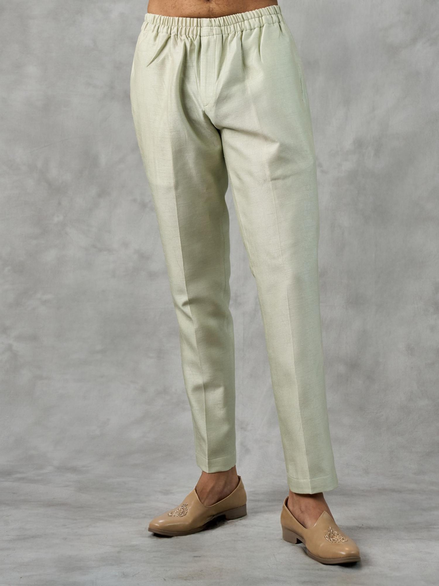 Emerald Elegance Kurta with Trouser and Jacket